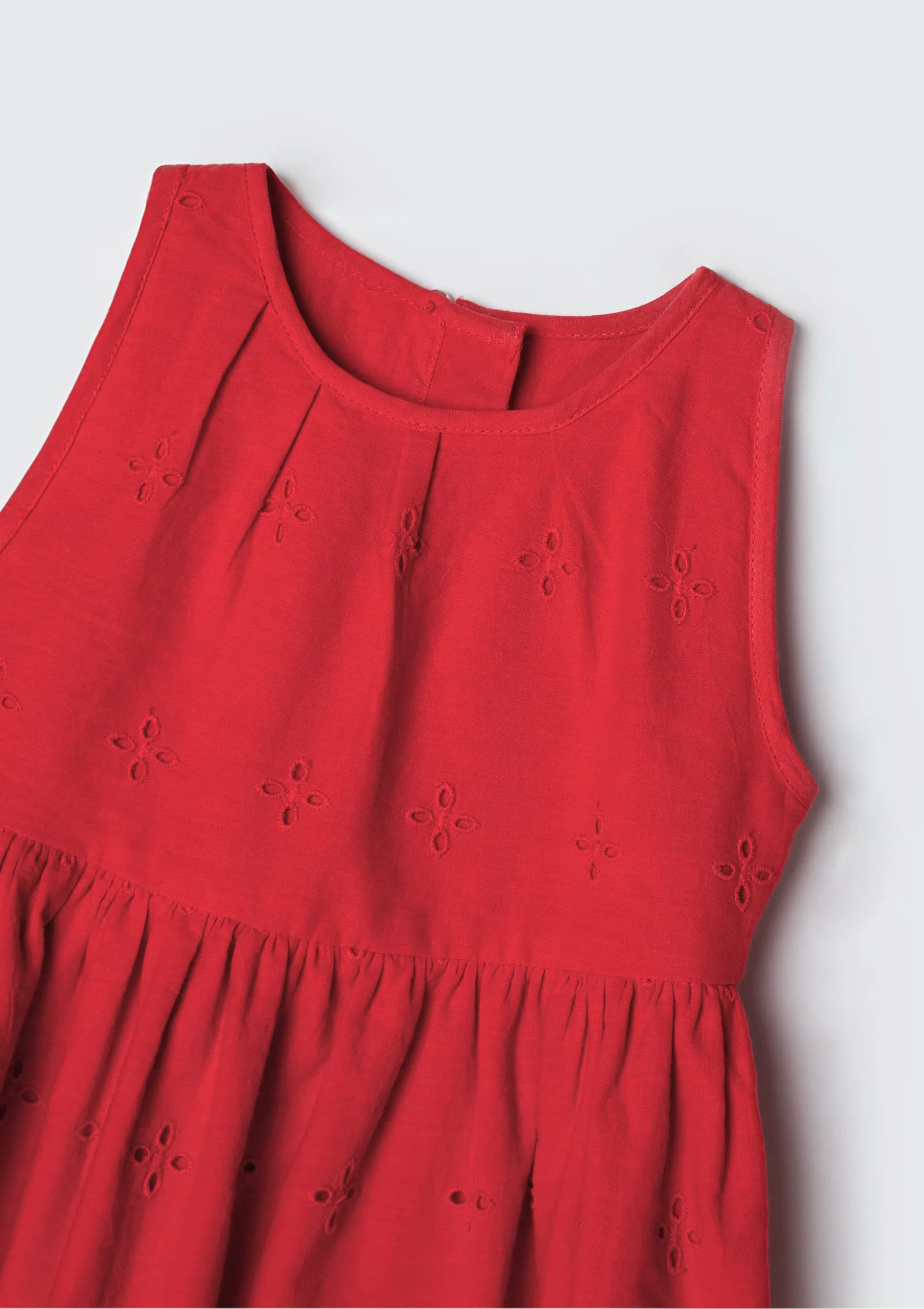 Vestido Infantil Toddler - Vermelho — foto 5