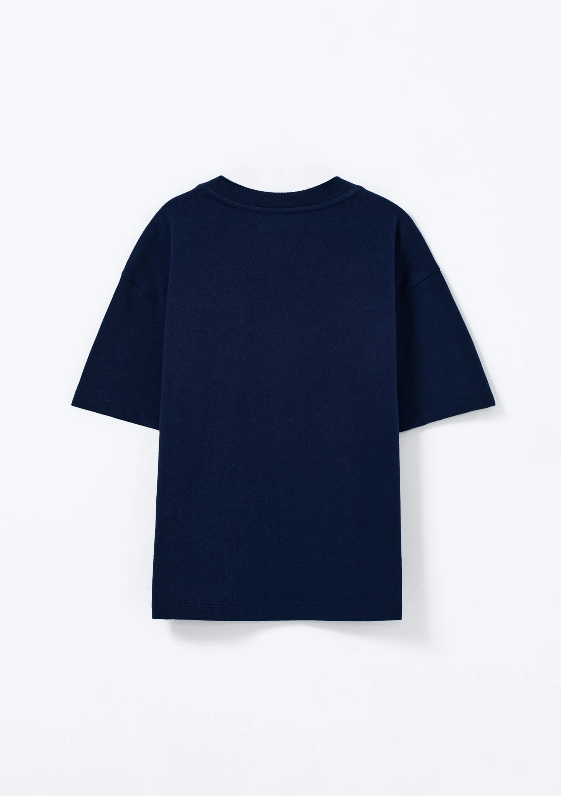 Camiseta Infantil Menino Estampada Oversized - Azul — foto 6
