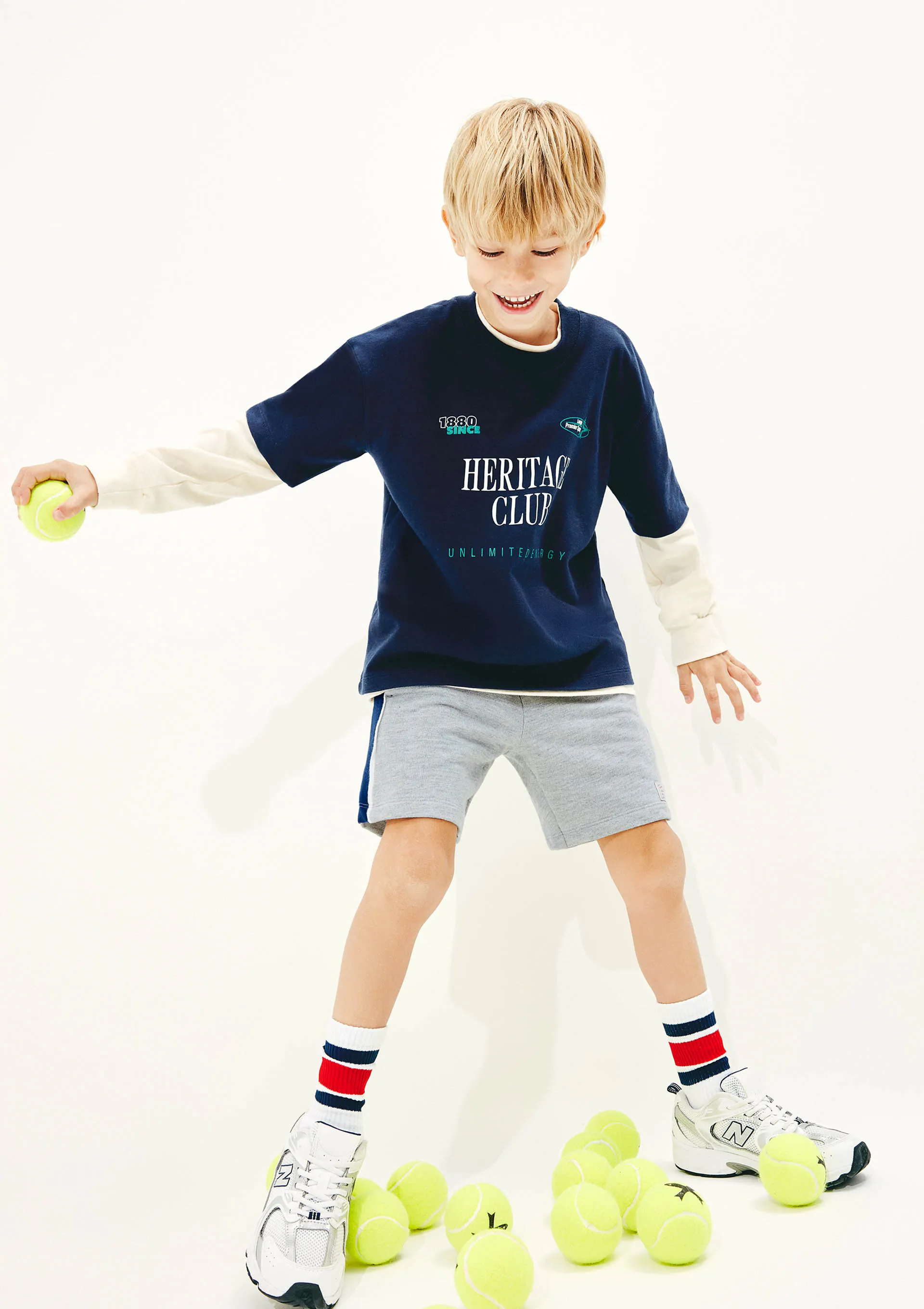 Camiseta Infantil Menino Estampada Oversized - Azul — foto 4