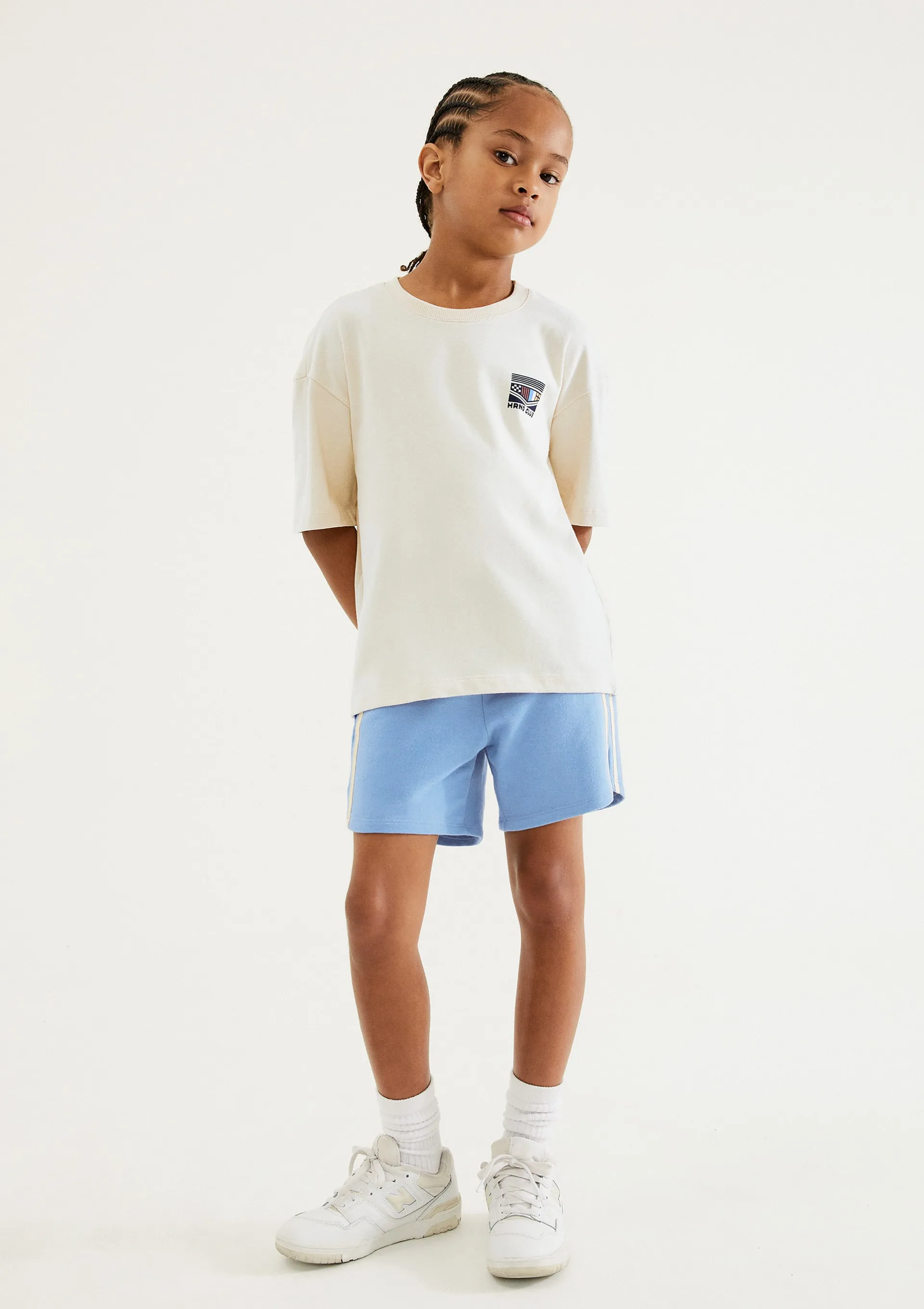 Conjunto Infantil Menino Curto Estampado - Azul