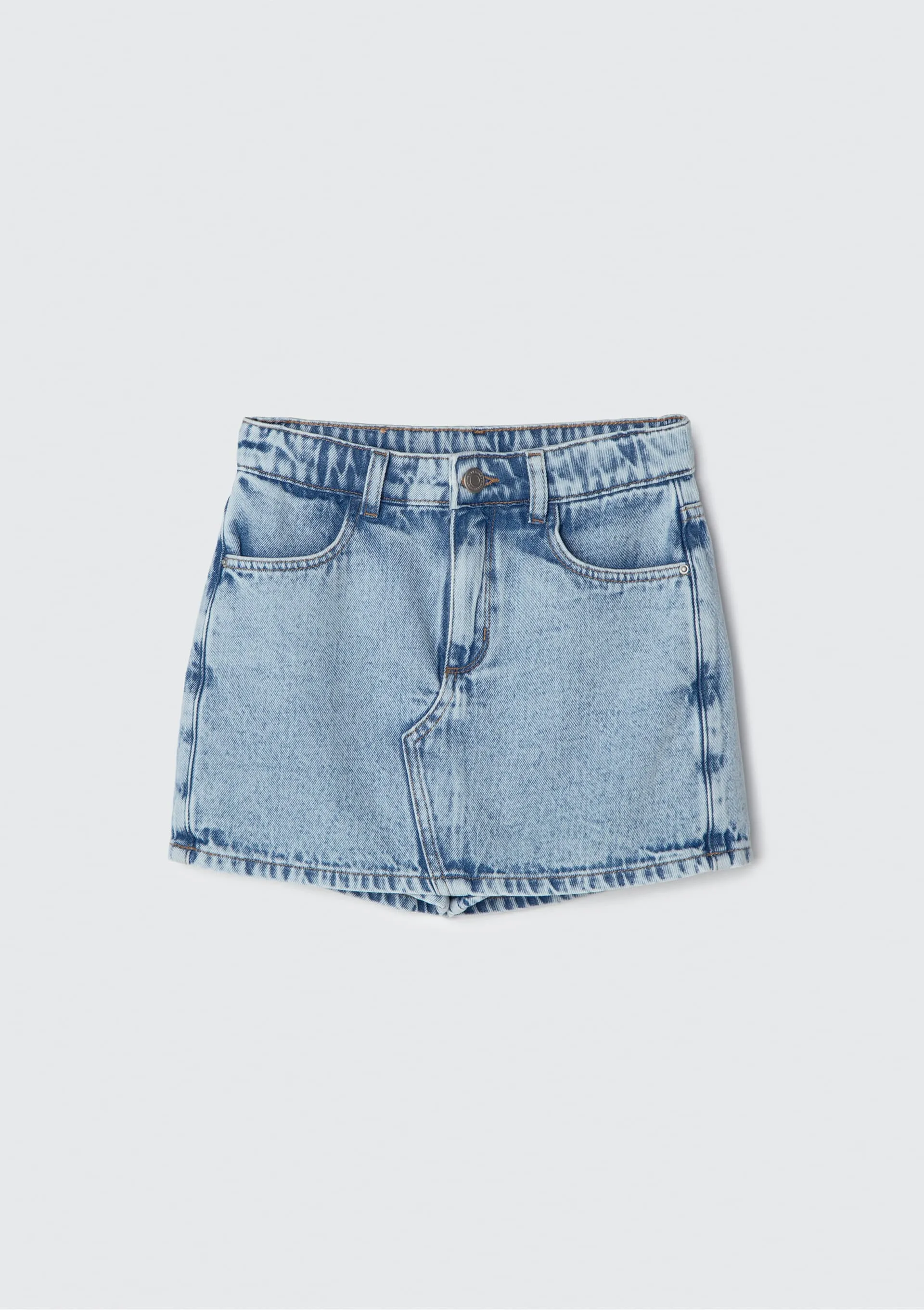 Shorts Saia Jeans Infantil Menina - Azul — foto 5