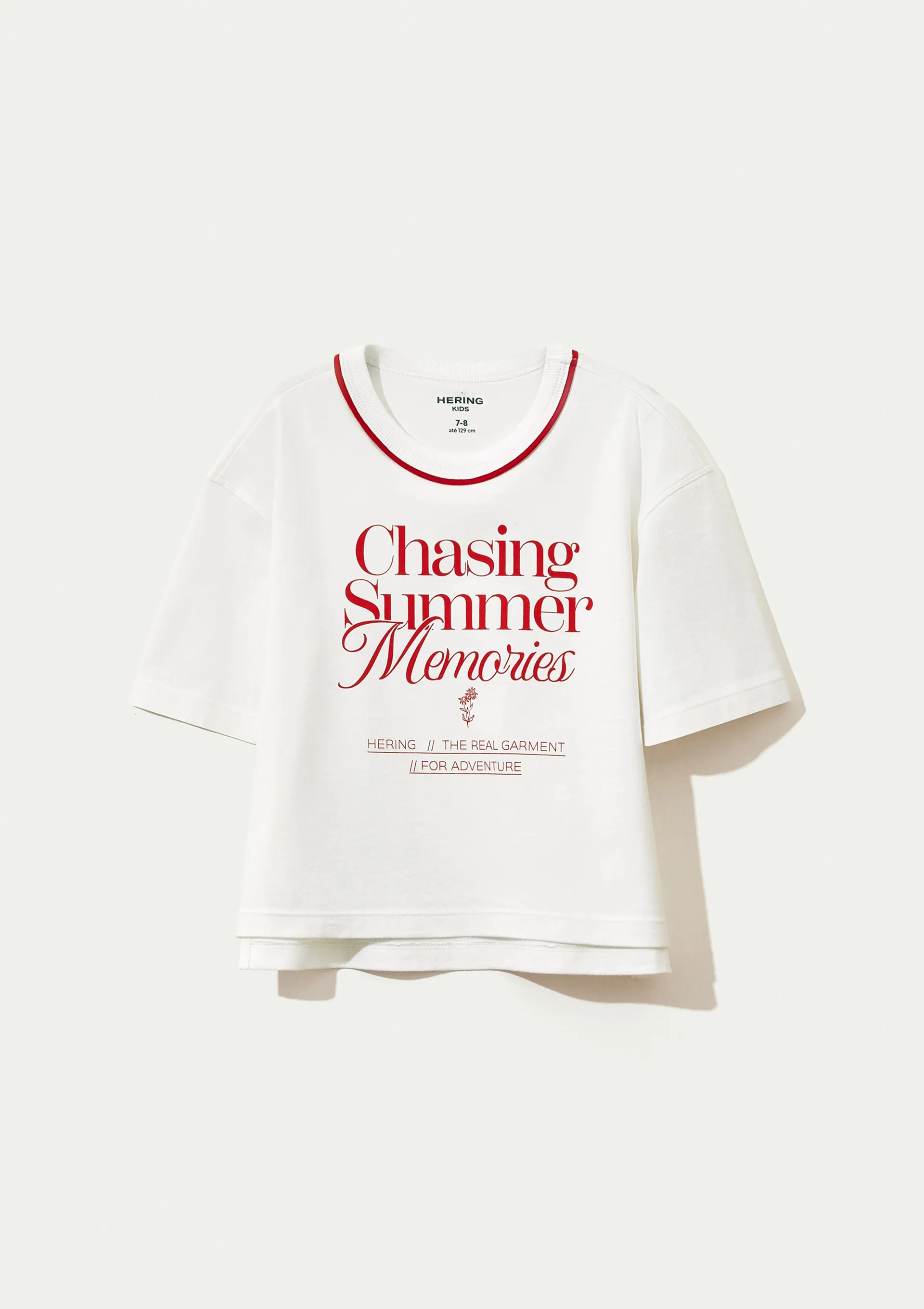 Blusa Infantil Menina Oversized Super Cotton - Branco — foto 2