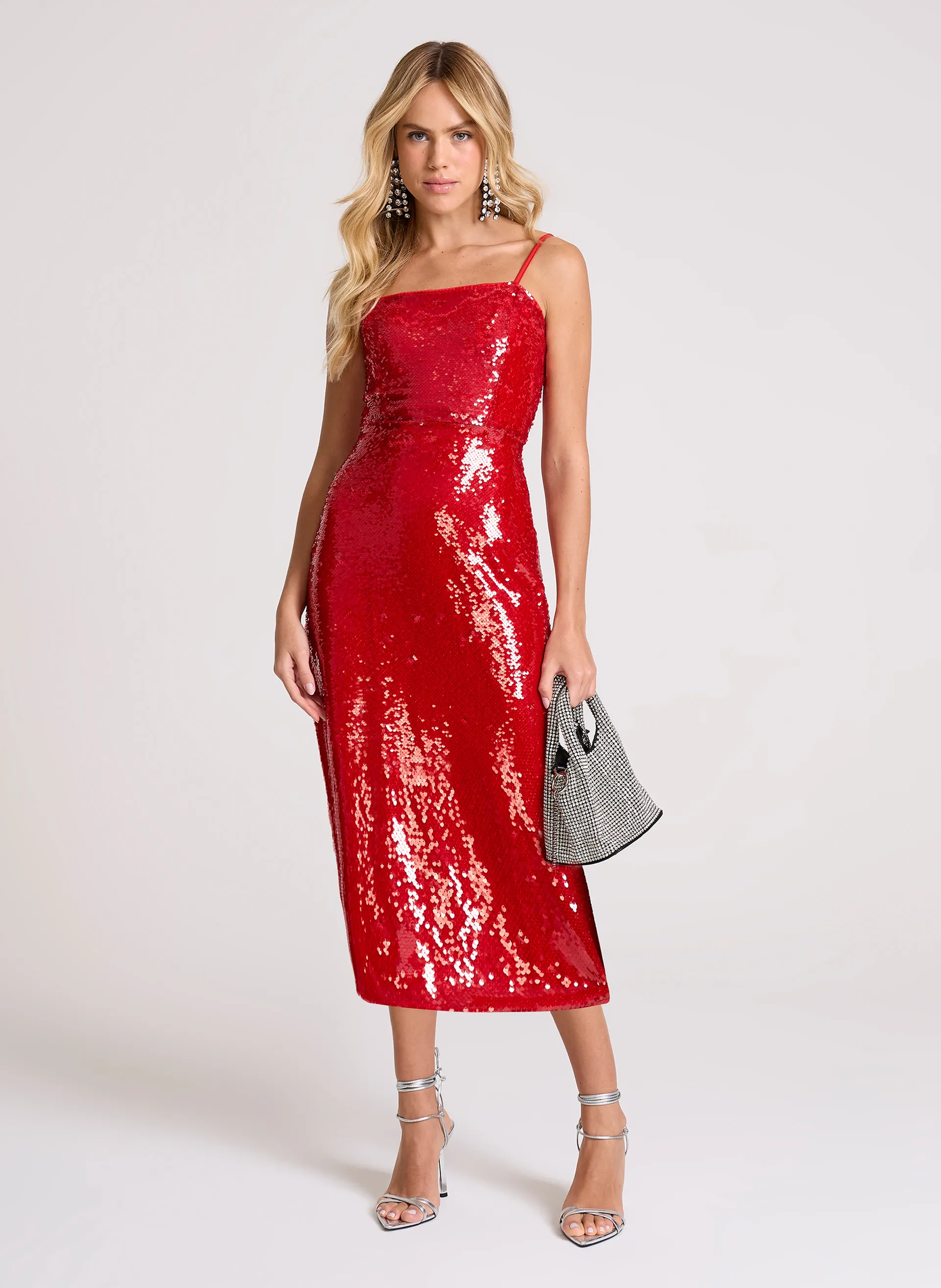 Vestido Justo Marisa John John Feminino