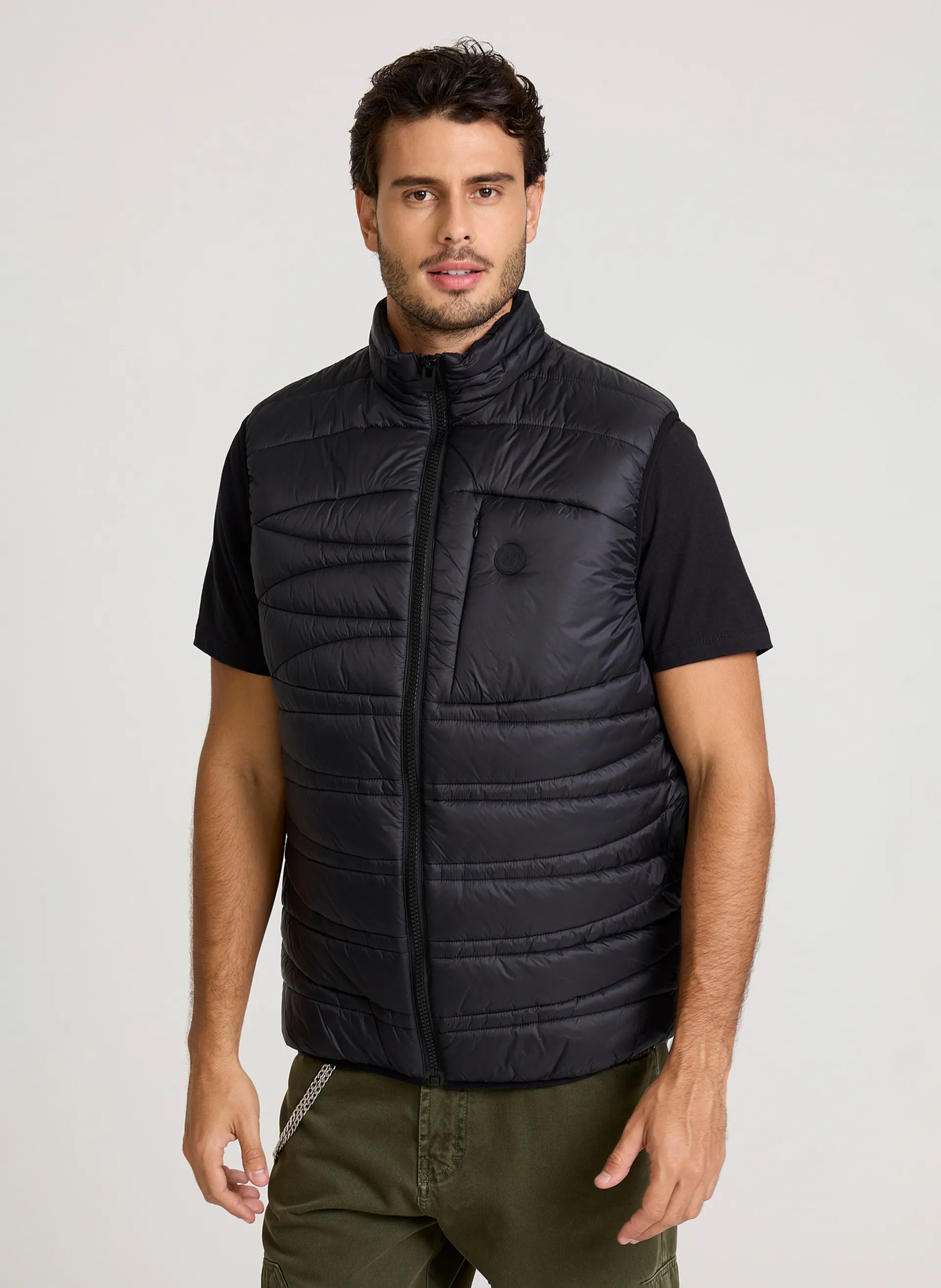 Colete Puffer Siano John John Masculino