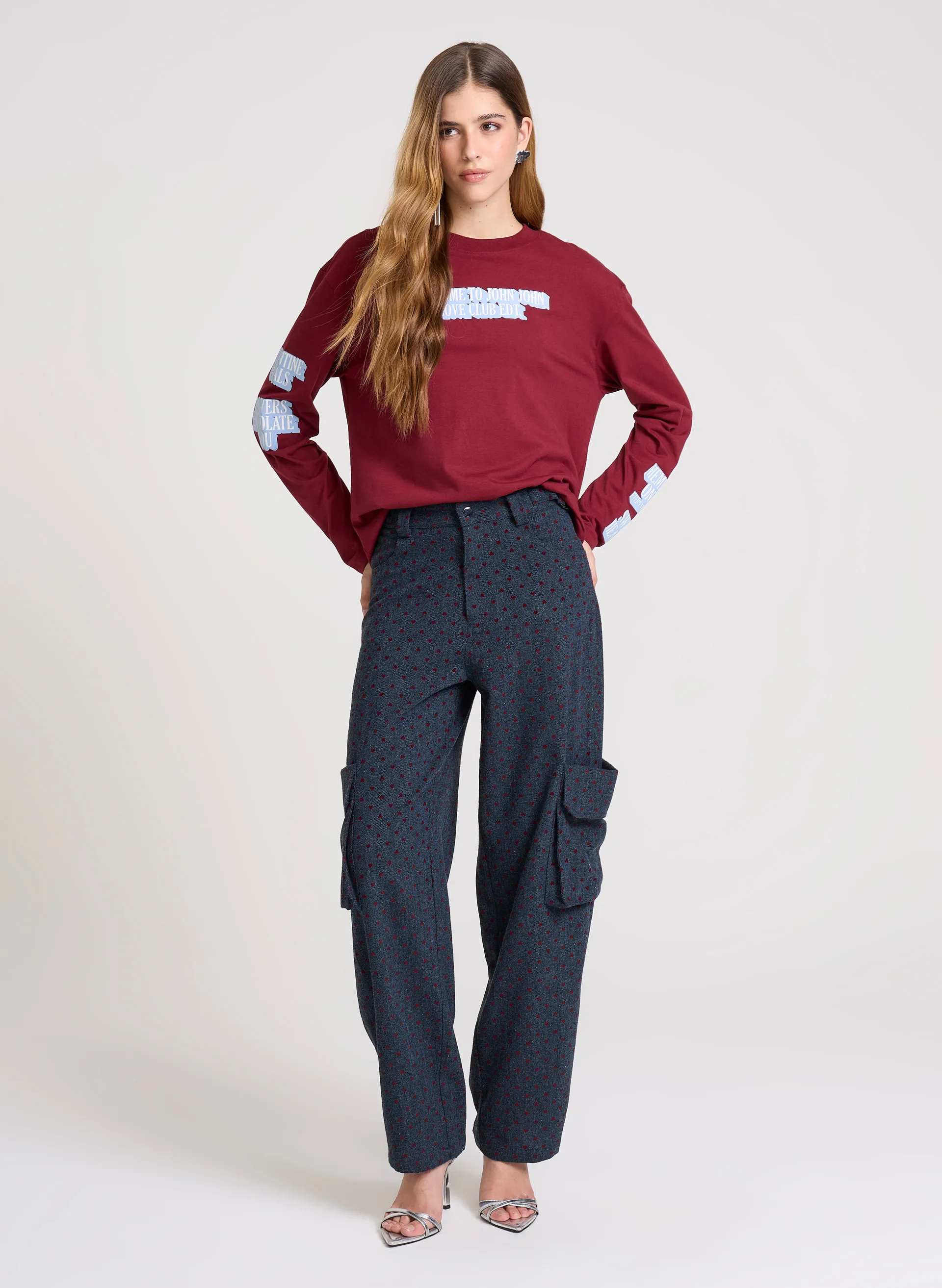 Calça Ampla Lovers John John Feminina