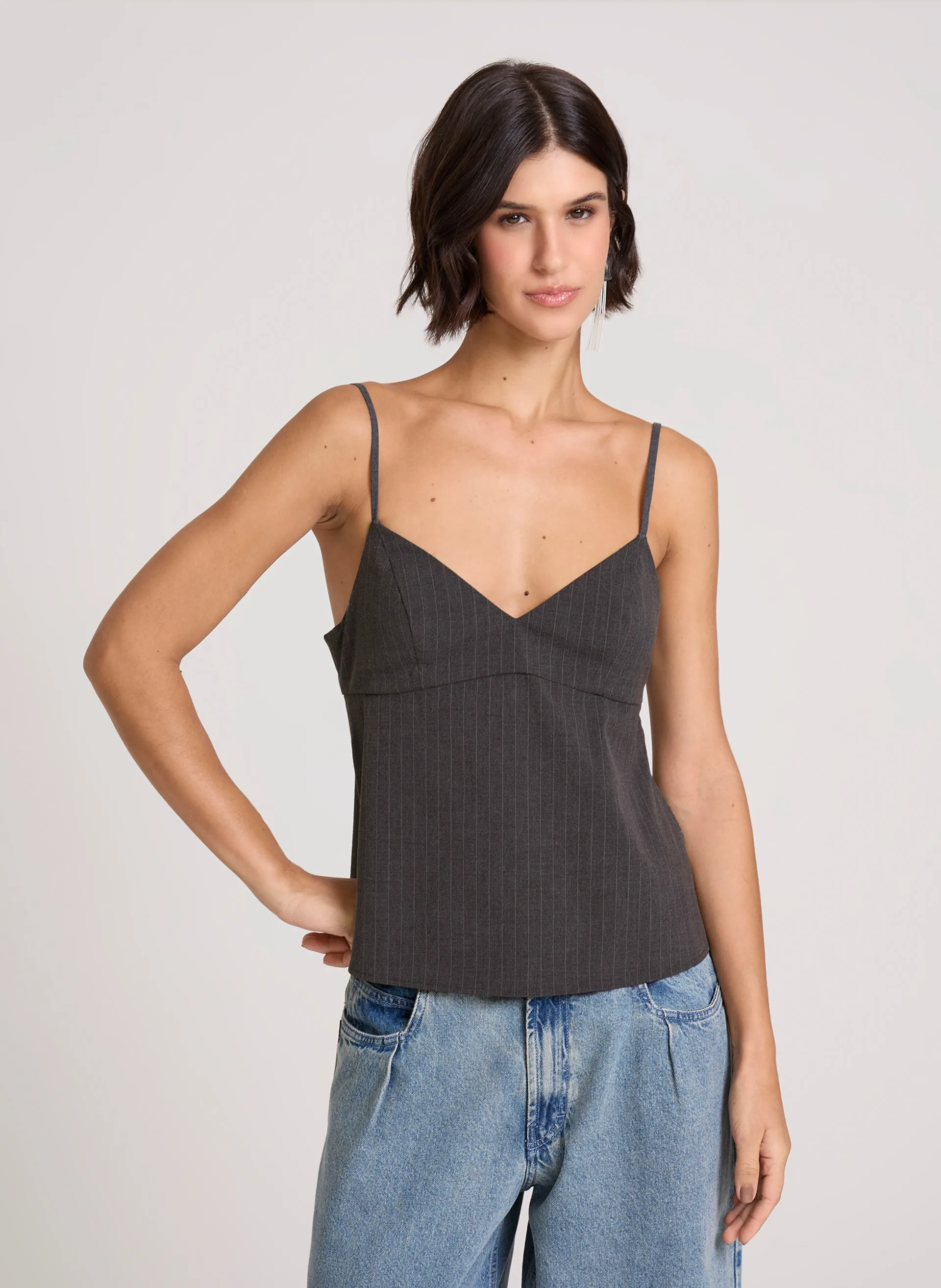 Blusa Ampla Snap John John Feminina