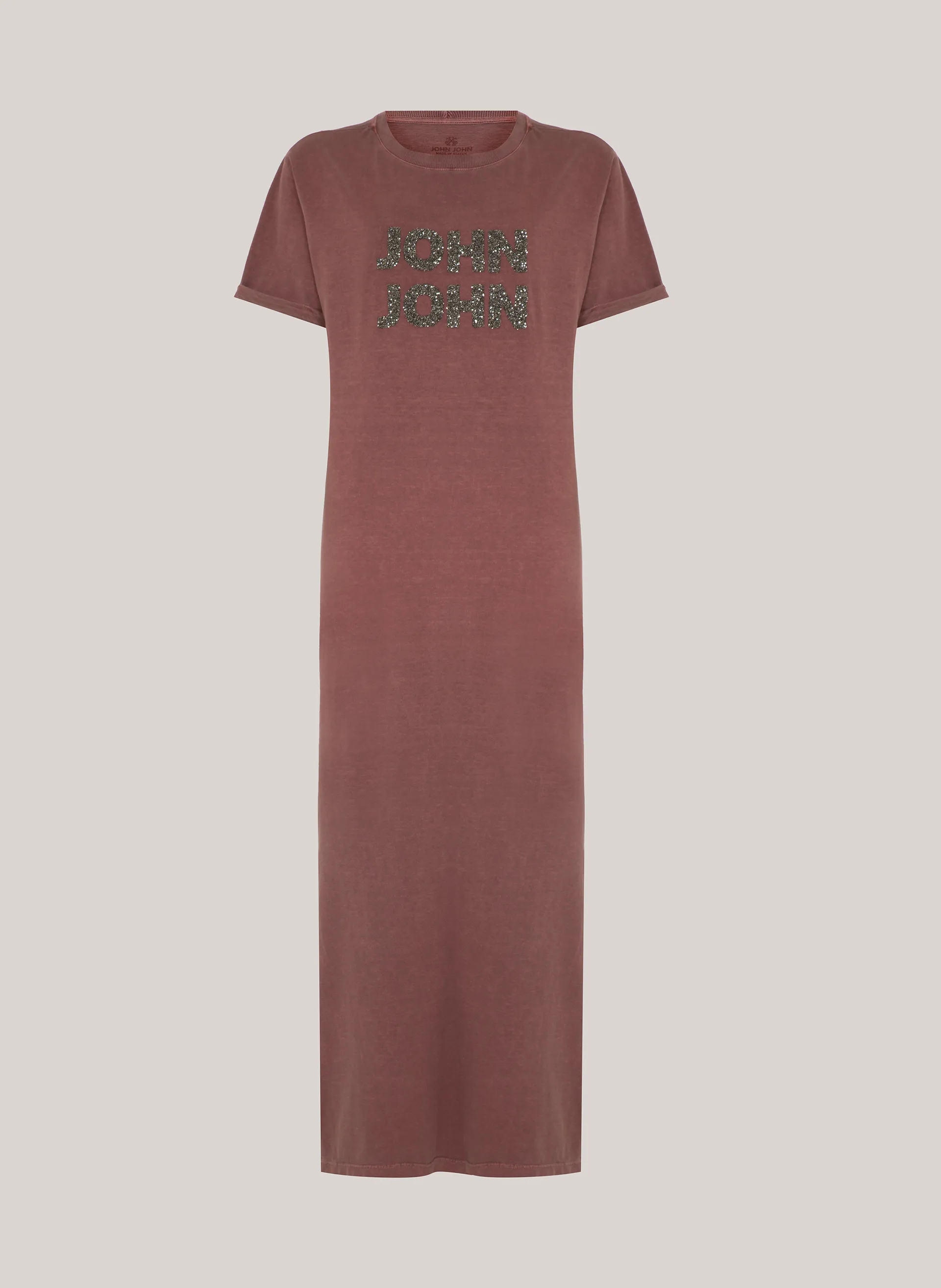 Vestido Justo Bright Bordô John John Feminino