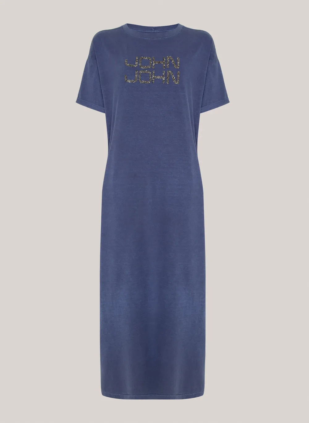 Vestido Amplo Bright Azul John John Feminino