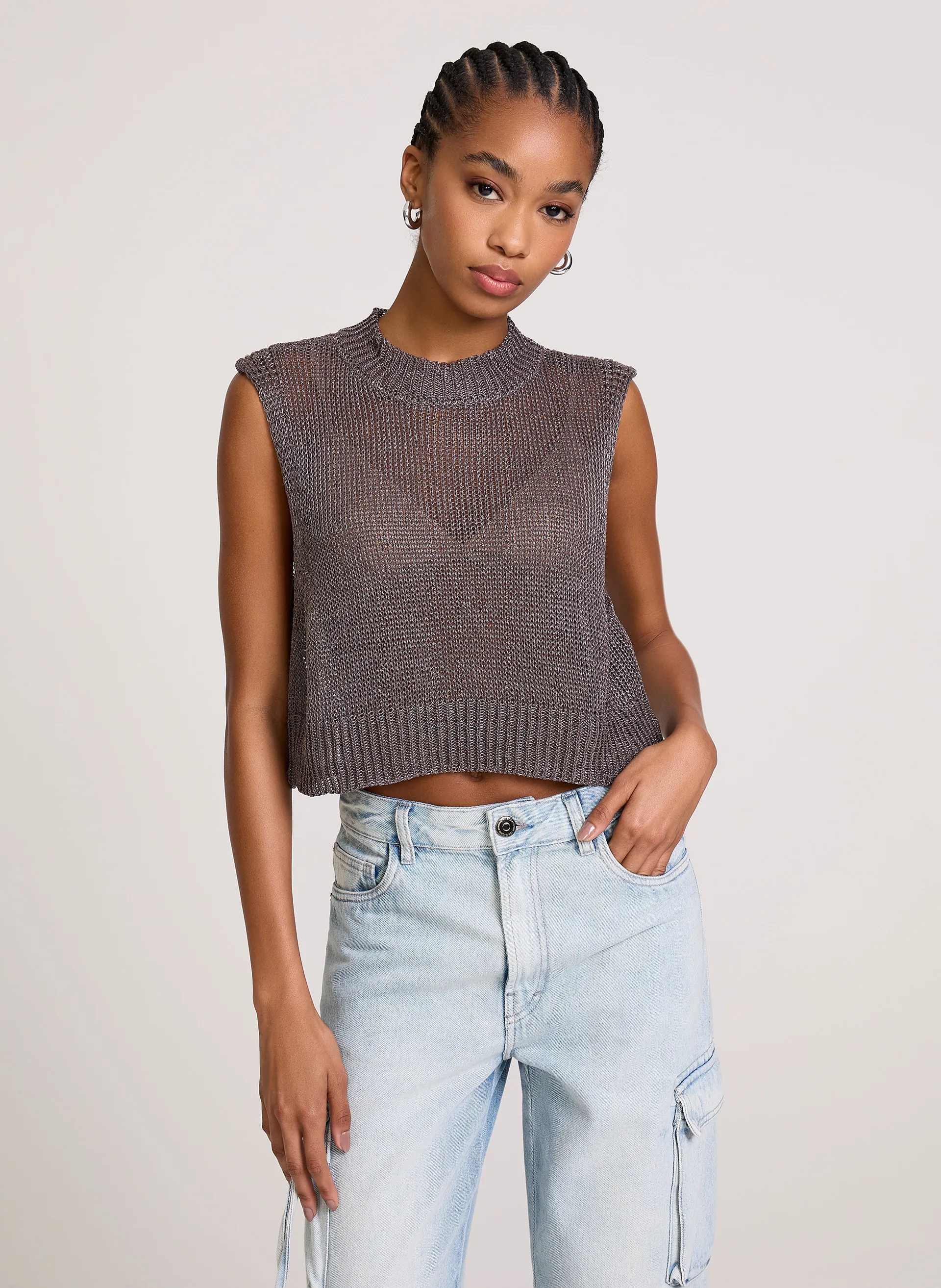 Regata Cropped Atenas Prata John John Feminina