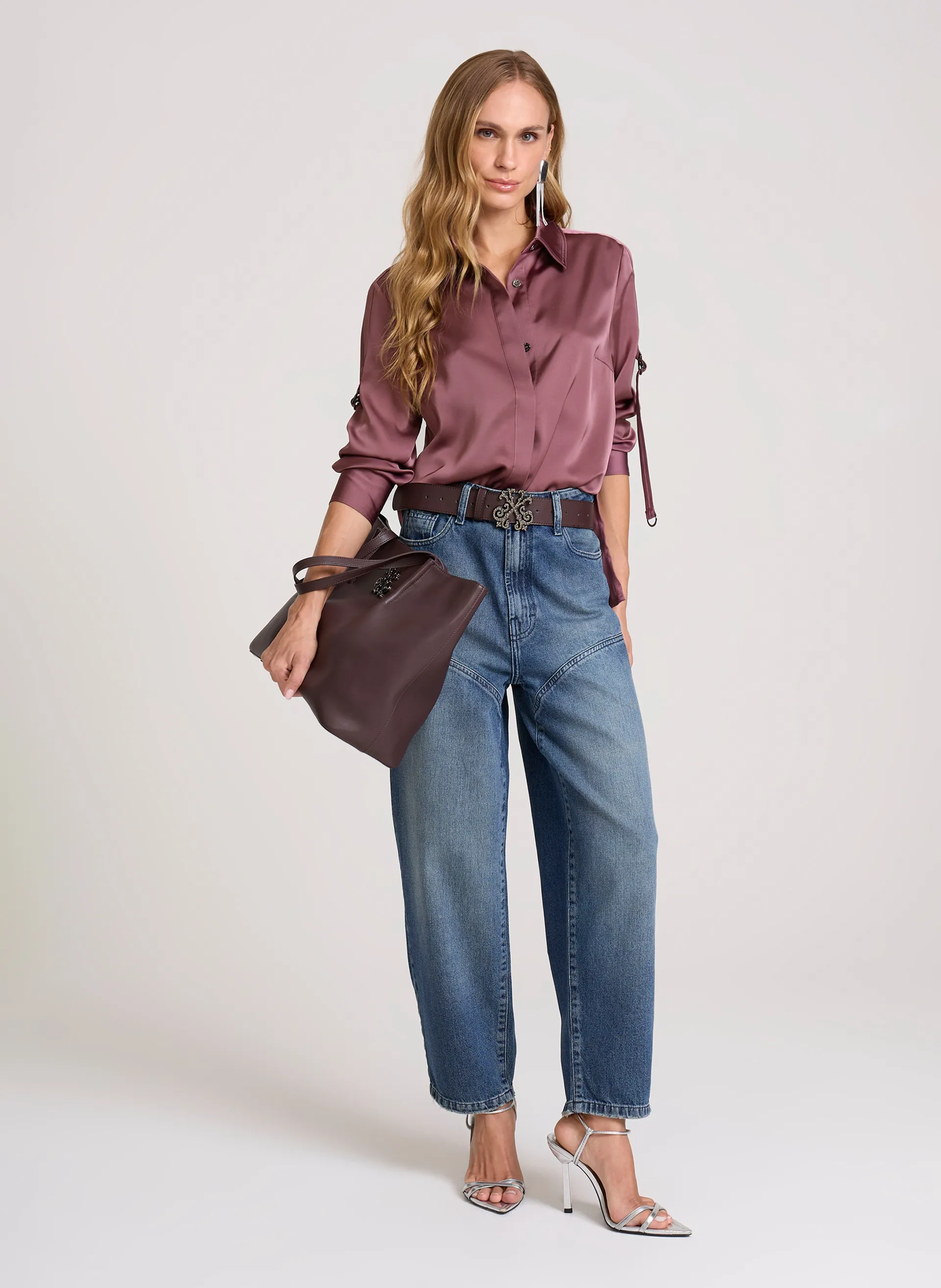 Camisa Ampla Utility John John Feminina