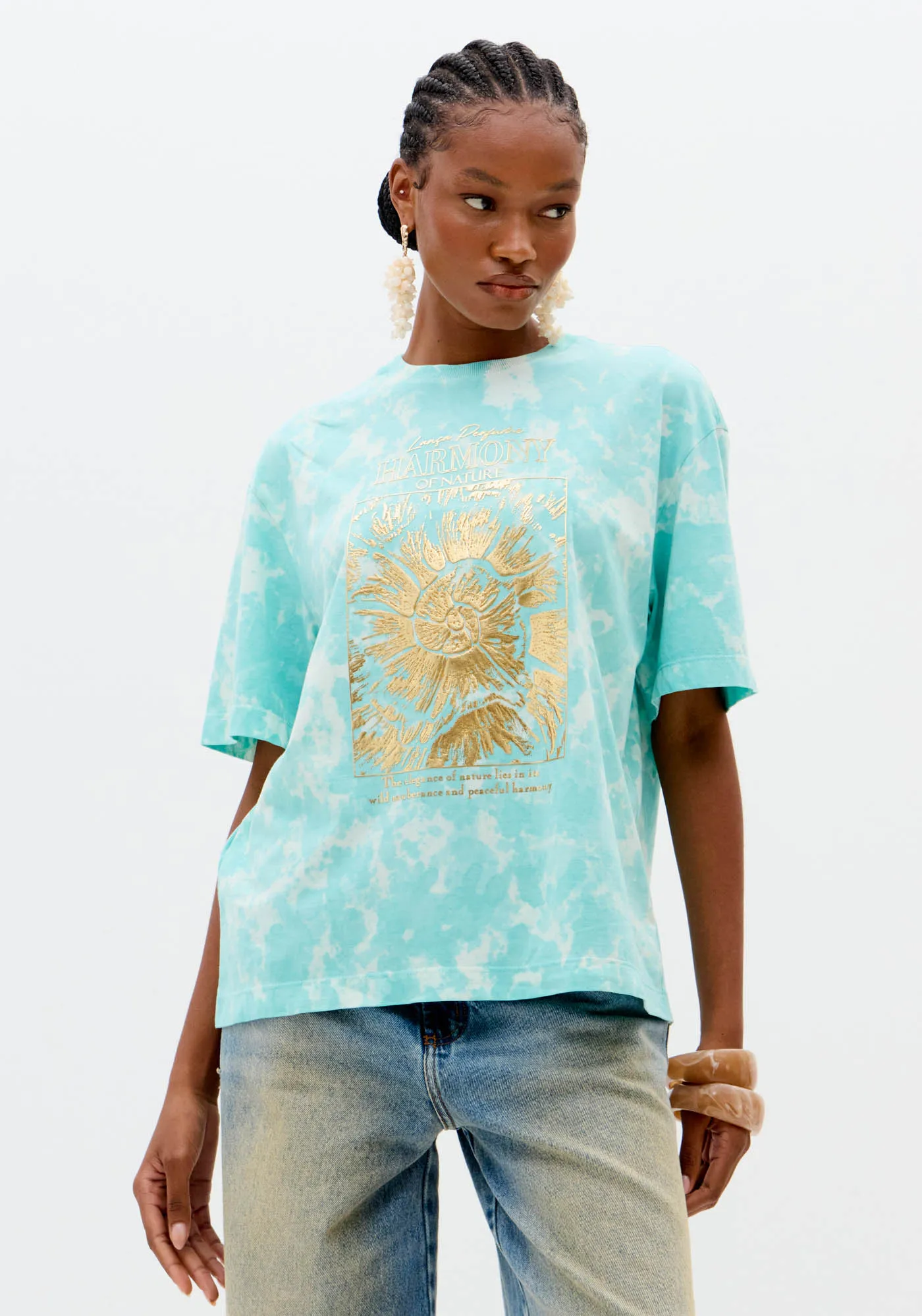 T-shirt Mangas Curtas Tie Dye — foto 3