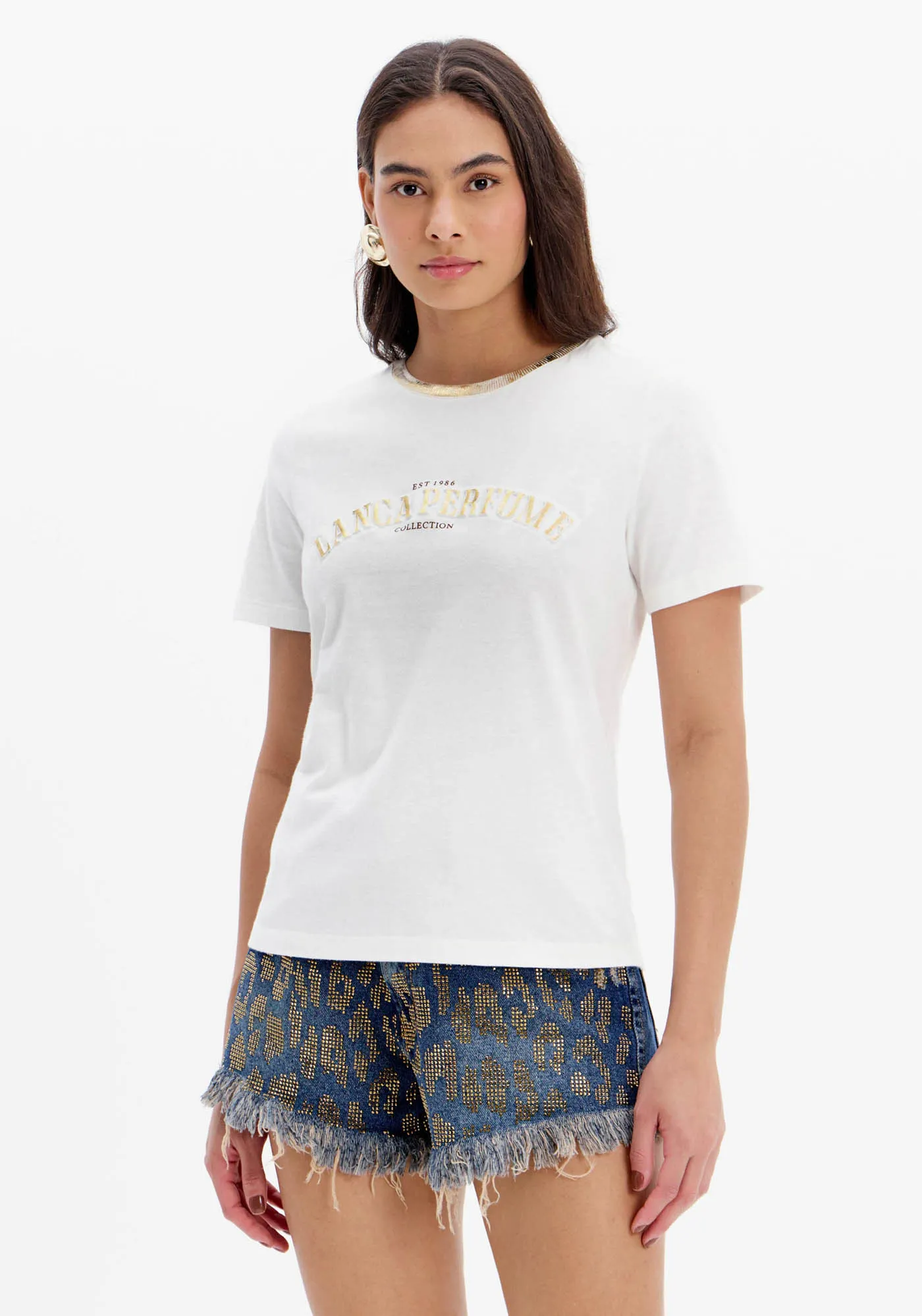 Blusa T-shirt Name Mangas Curtas — foto 3
