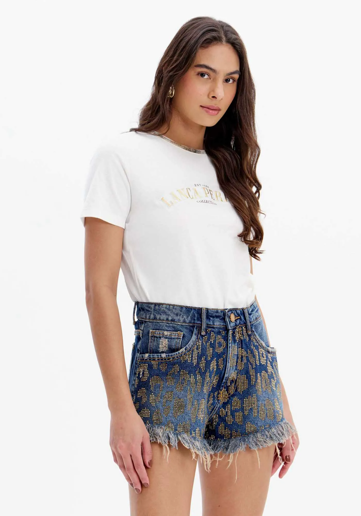 Blusa T-shirt Name Mangas Curtas