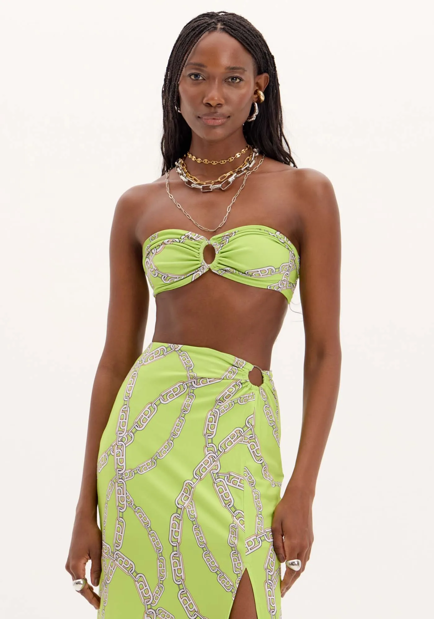 Top Cropped Estampado