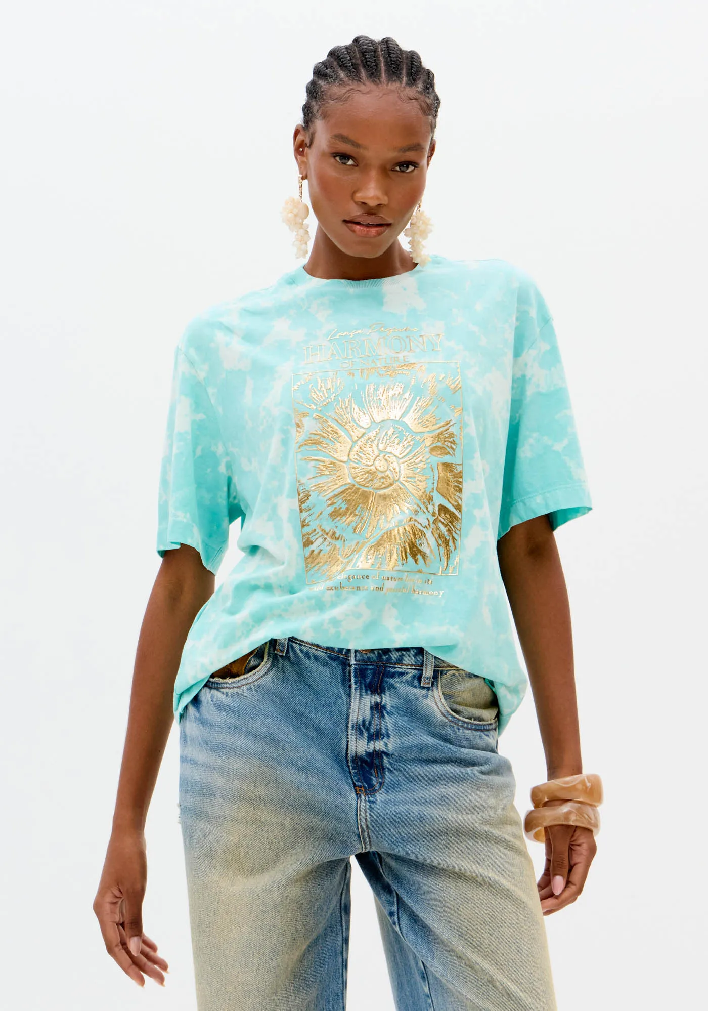 T-shirt Mangas Curtas Tie Dye — foto 2