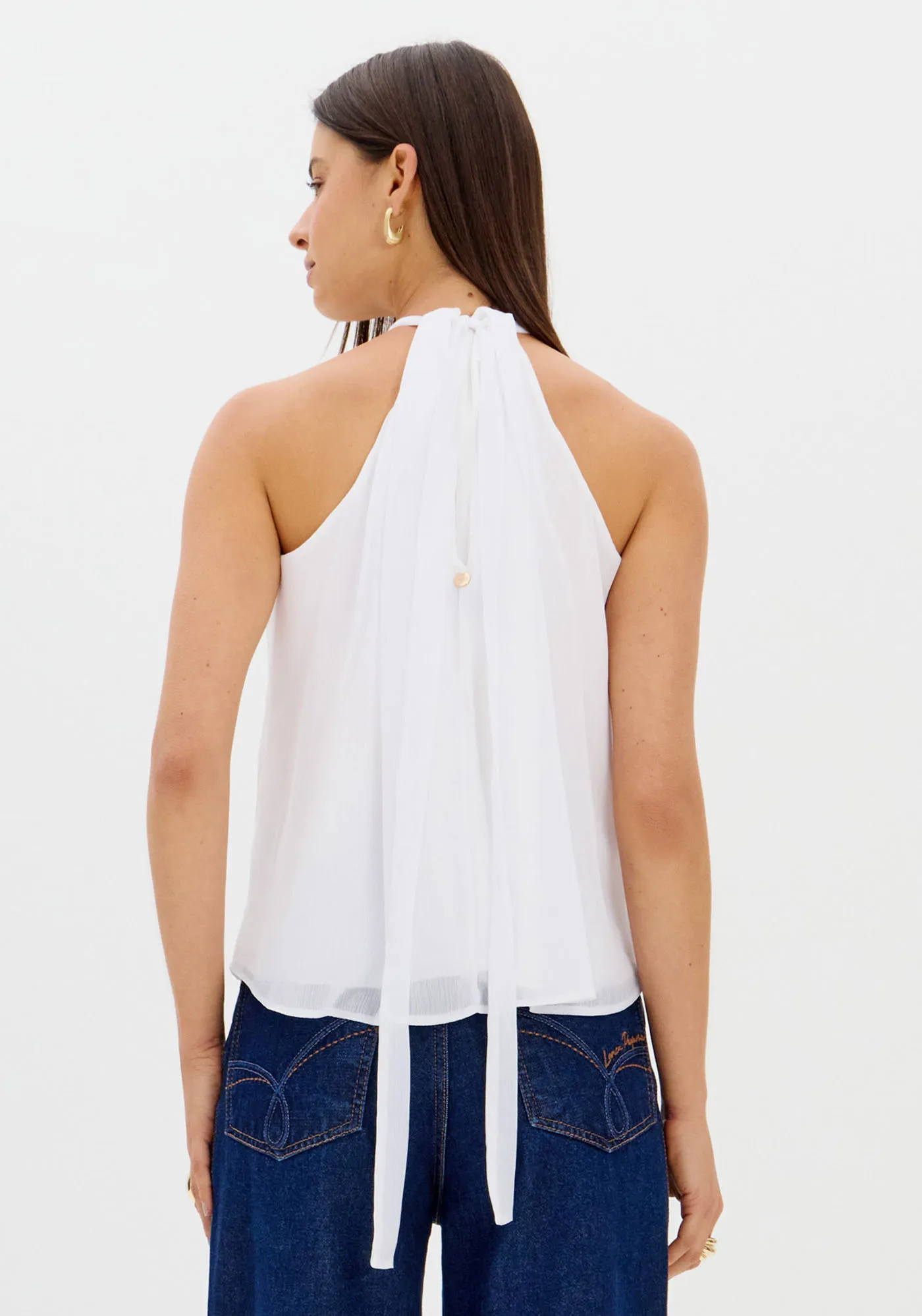 Blusa Franzida Com Amarração — foto 4