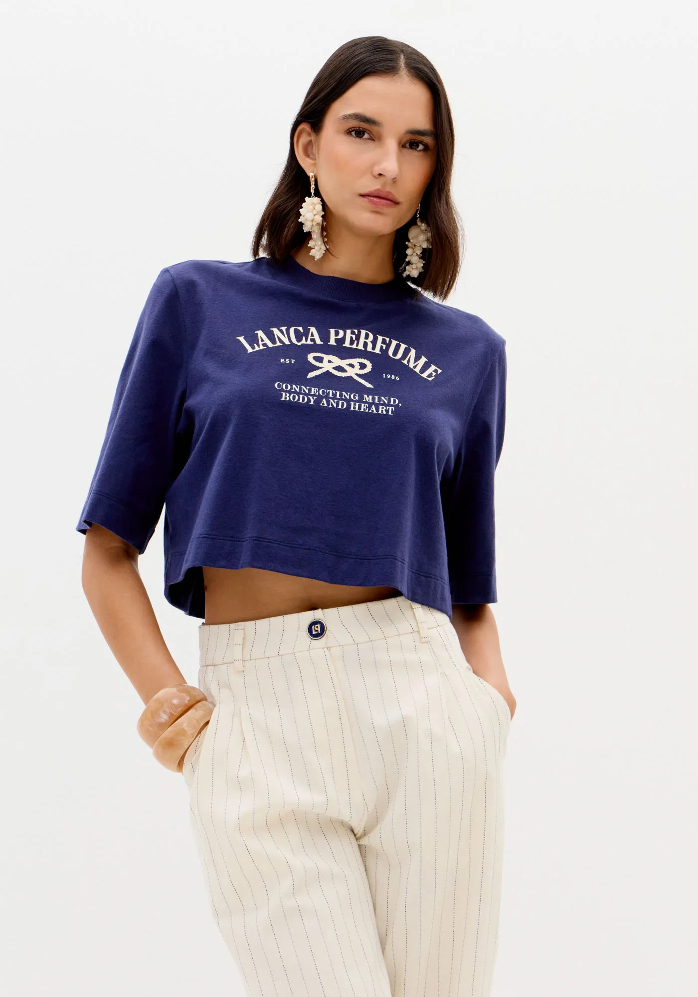 T-shirt Cropped Oversized