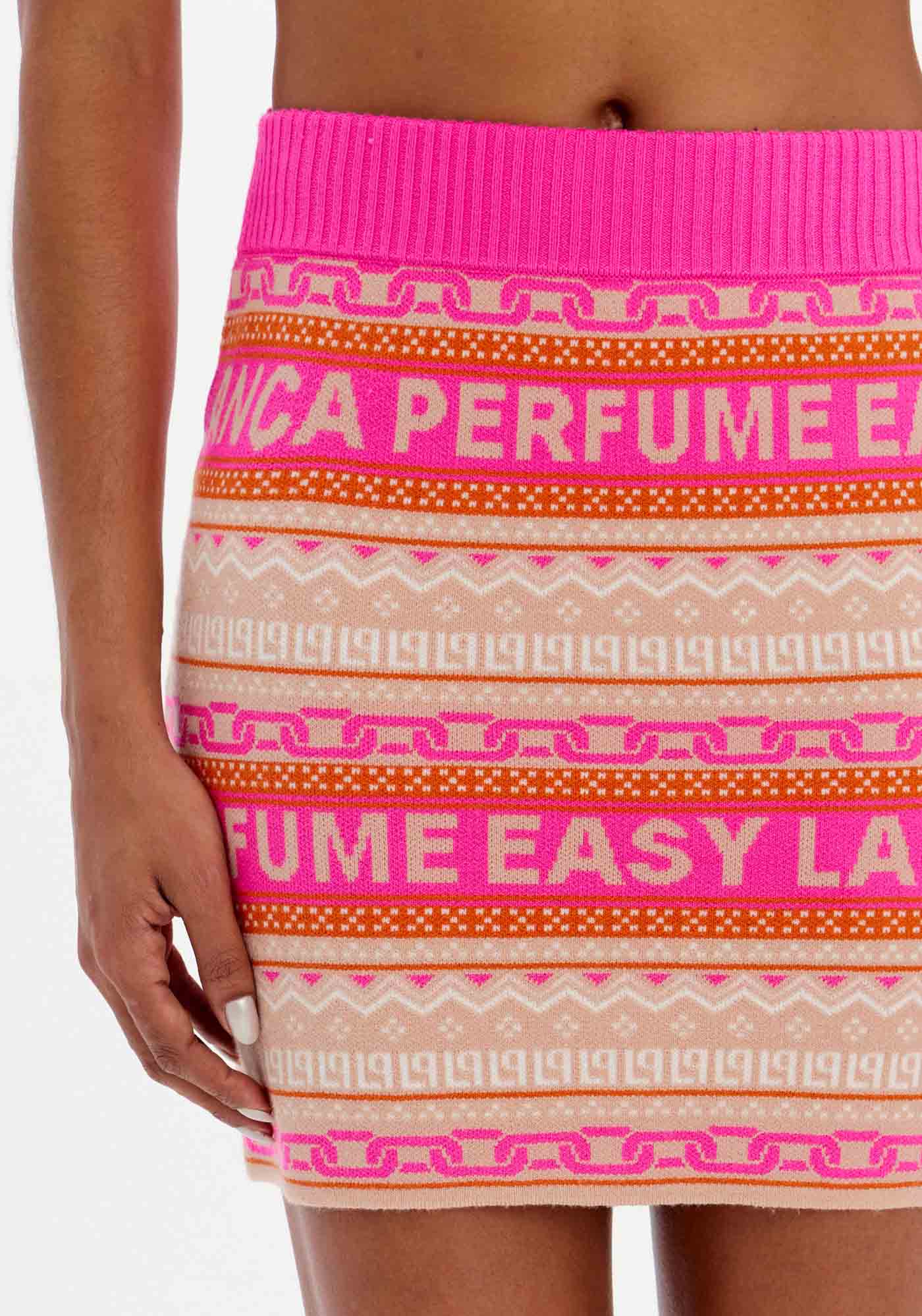 Saia Tricot Reta Curta Com Cintura Média — foto 2