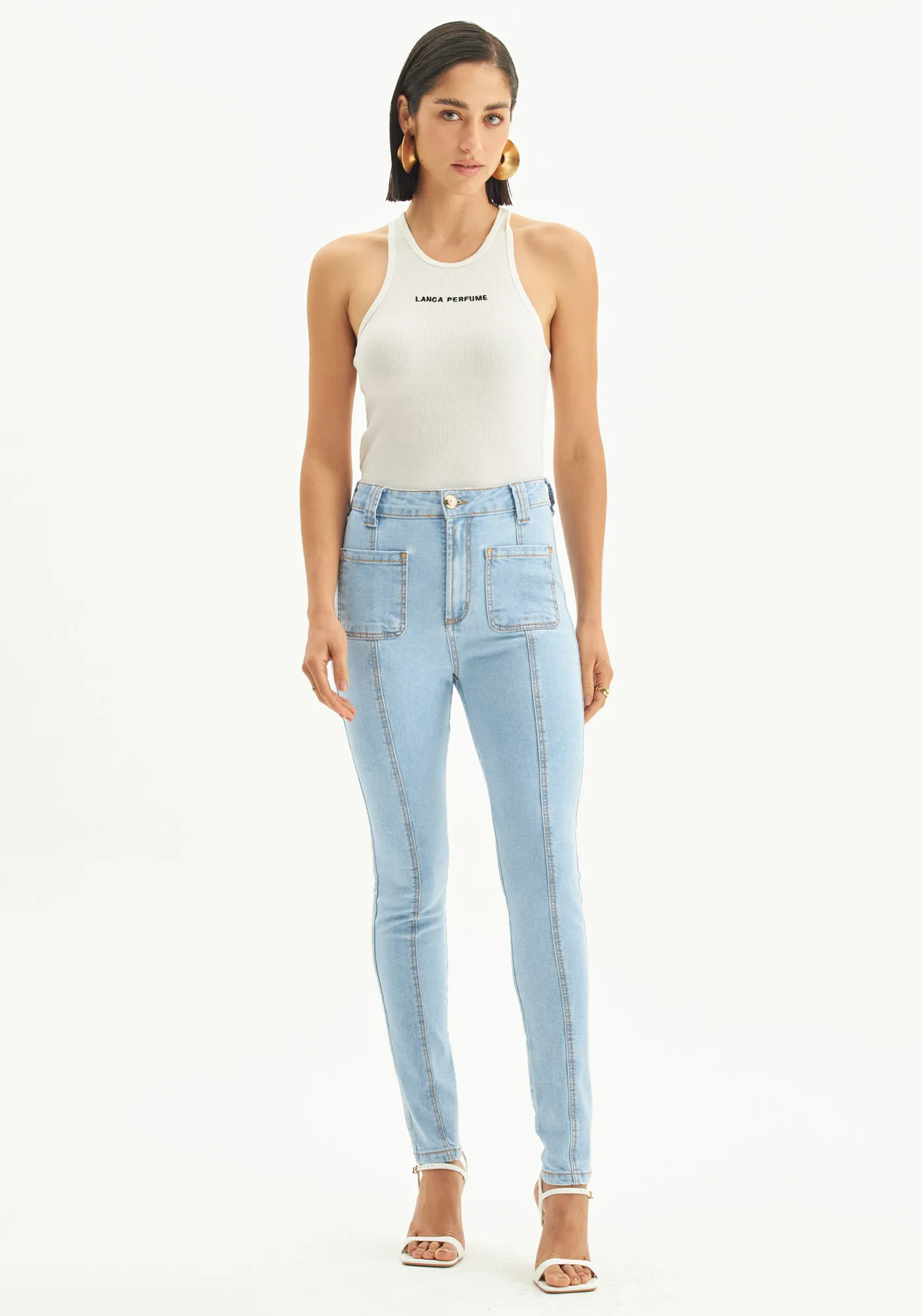 Calça Jeans Héstia Skinny Super High