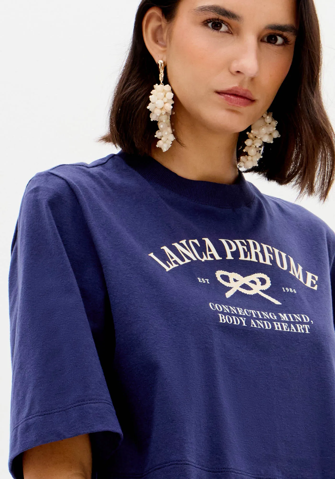 T-shirt Cropped Oversized — foto 2
