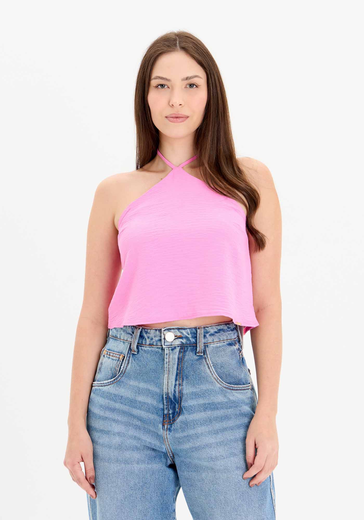 Blusa Curta Frente Única