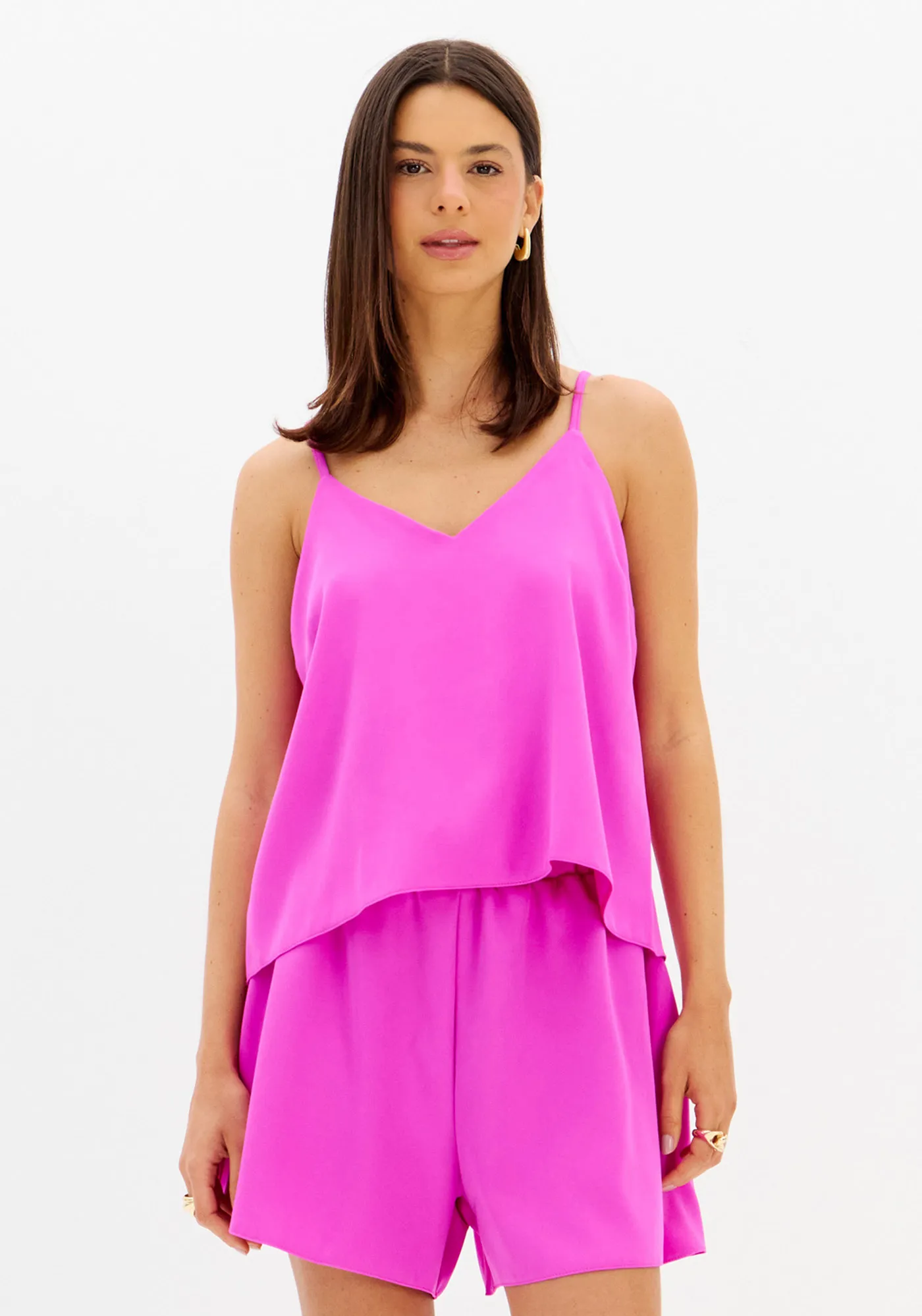 Blusa De Alça Decote V