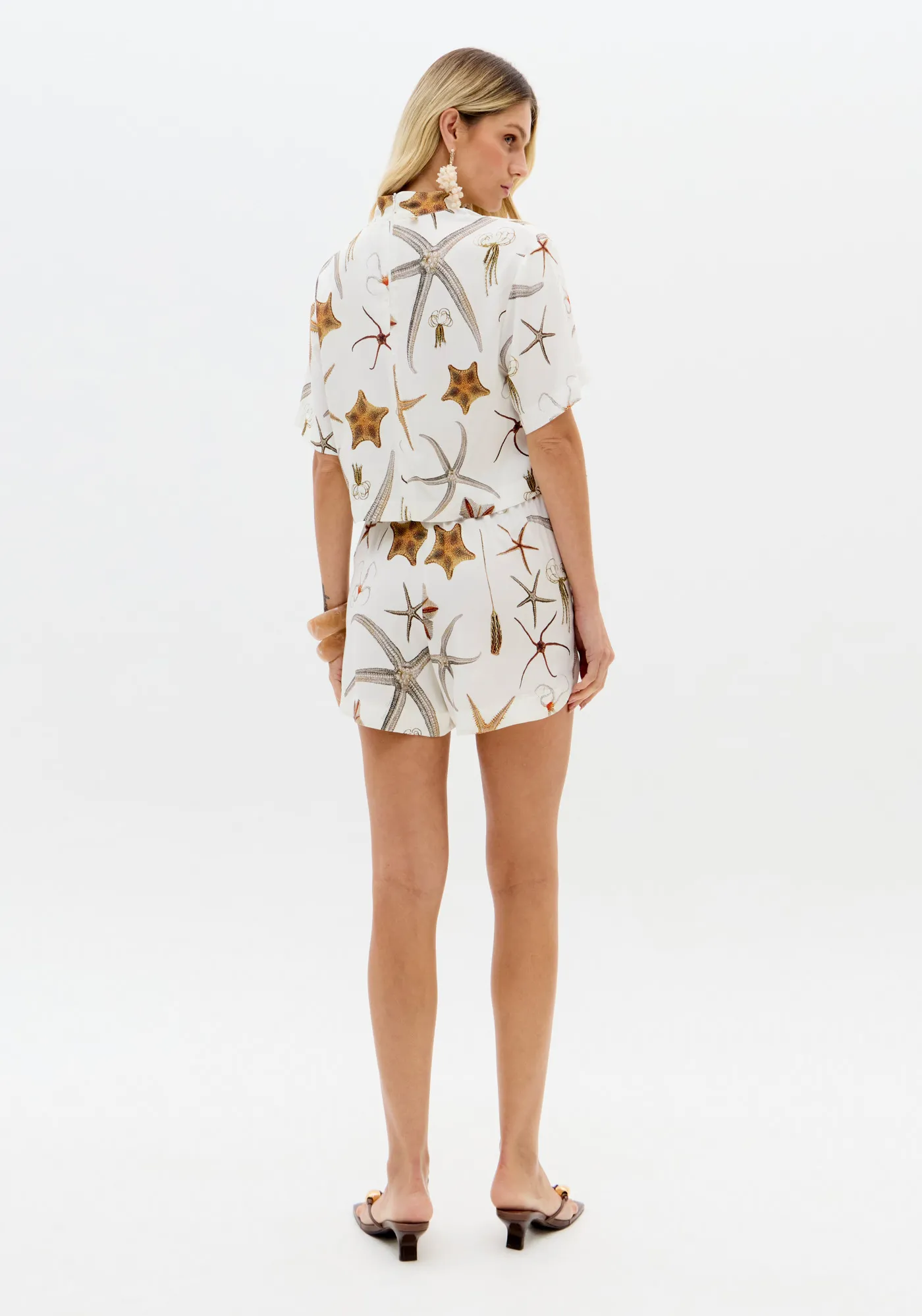Short Estampado Boxer Cintura Alta — foto 3