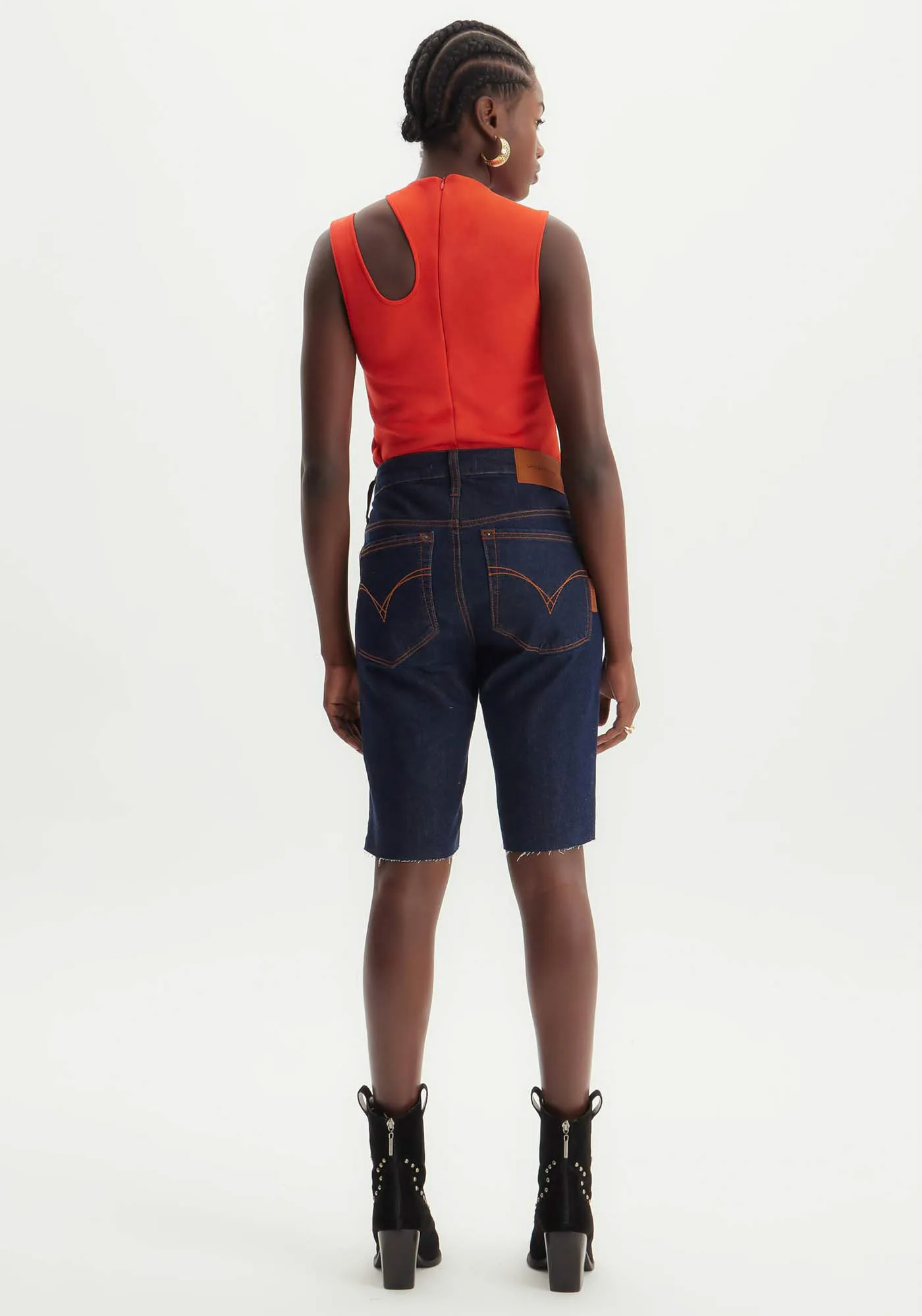 Bermuda Jeans Slim Comfort High — foto 2