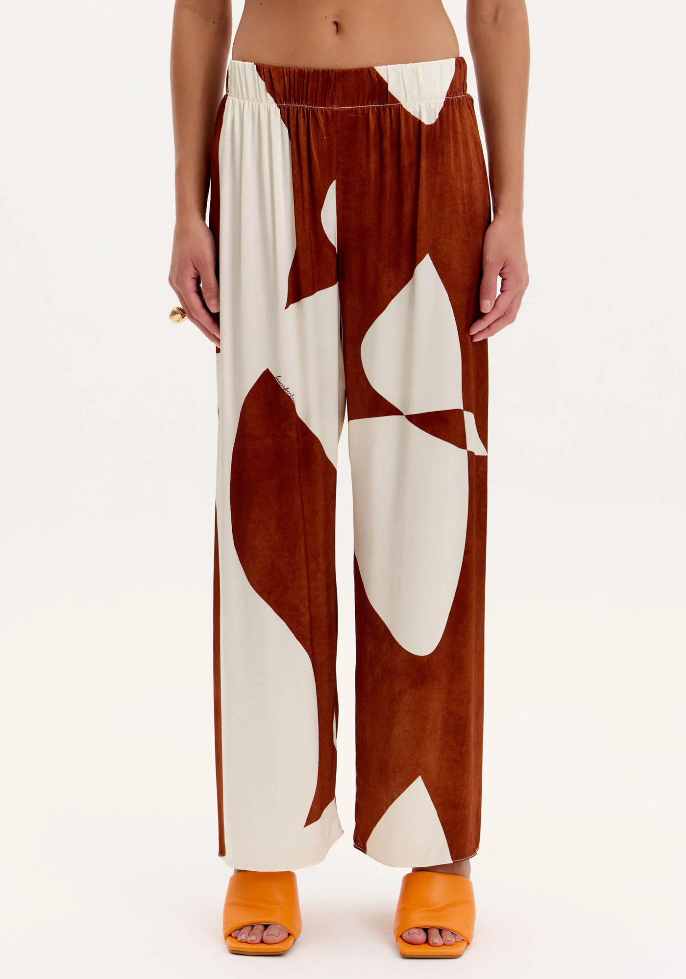 Calça Wide Leg Estampada — foto 2