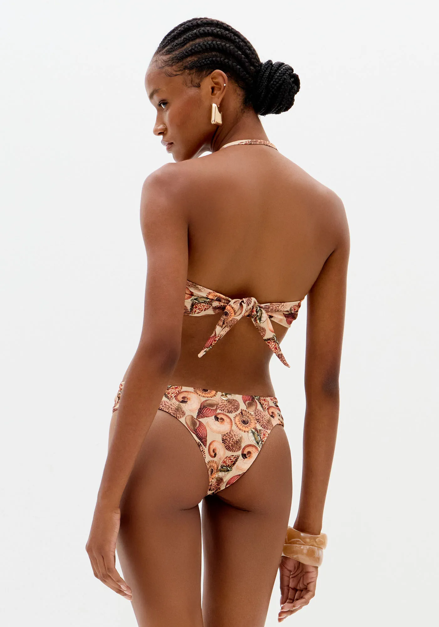 Biquíni Reto Com Torção Estampado — foto 2