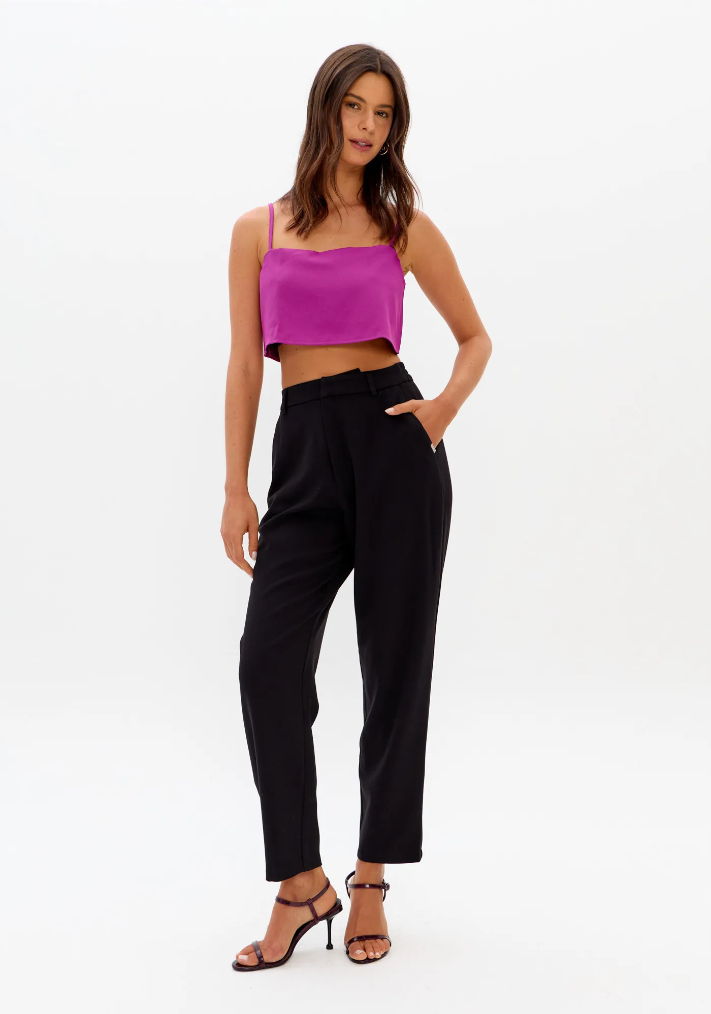 Top Cropped Decote Reto — foto 2