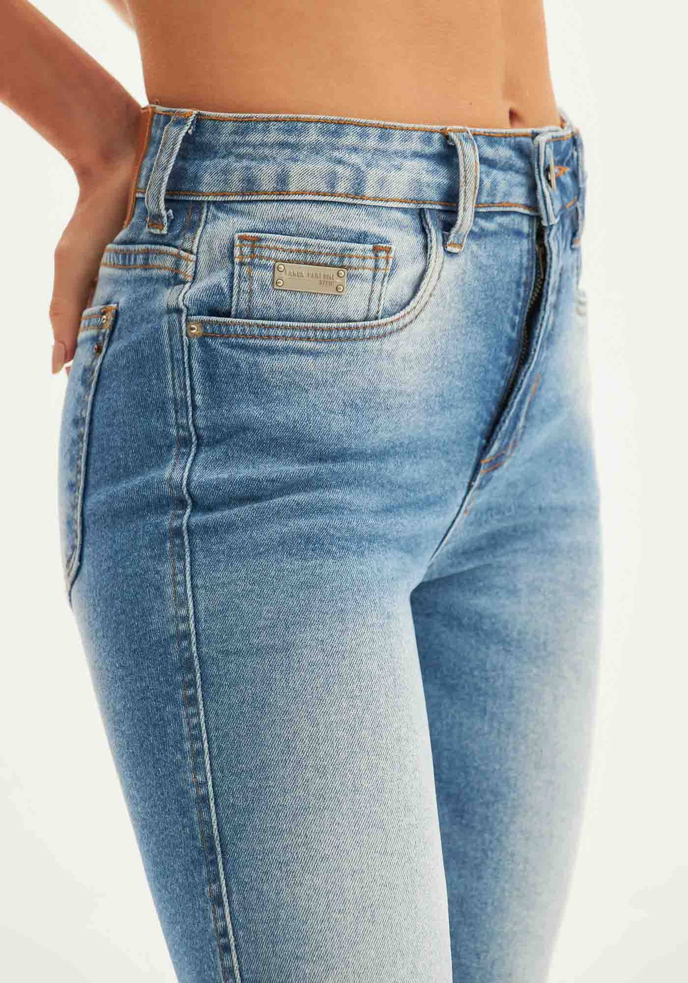 Bermuda Jeans Ciclista High — foto 3