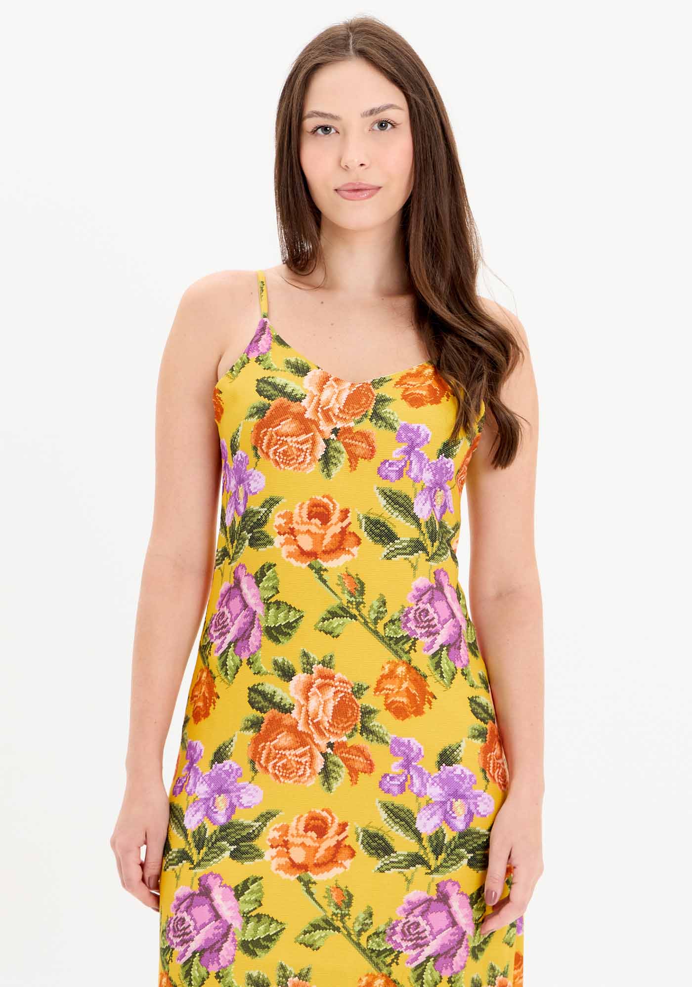 Vestido De Alças Longo Estampado — foto 2