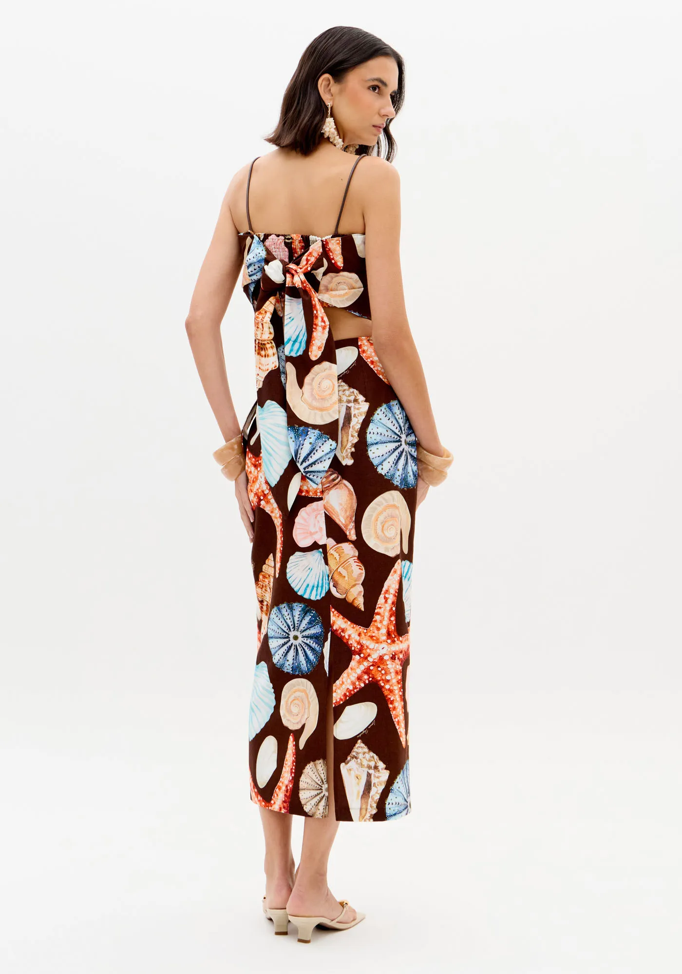 Saia Super Midi Pareô Estampada — foto 3