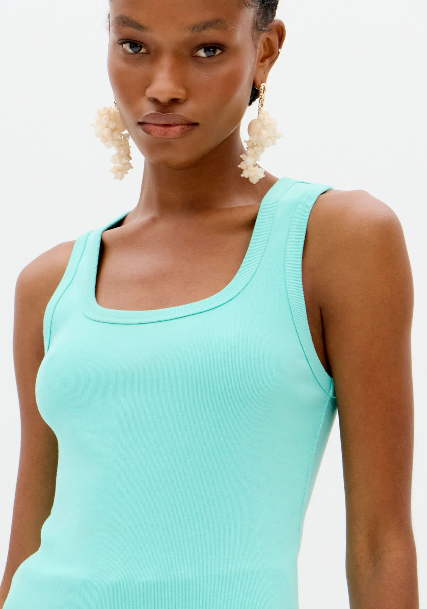Blusa Regata Com Decote Quadrado — foto 2