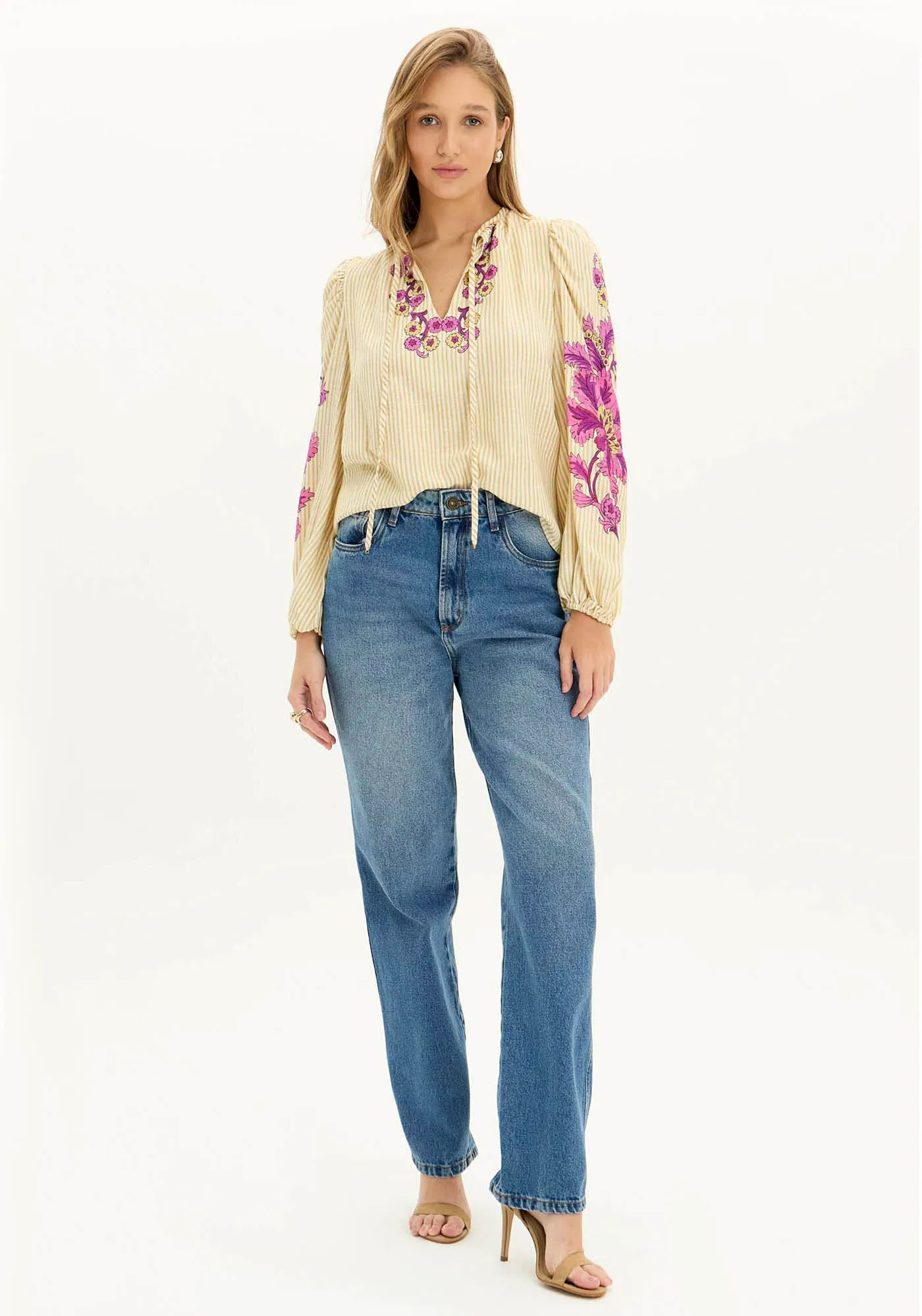 Blusa Manga Longa Com Estampa Local — foto 2