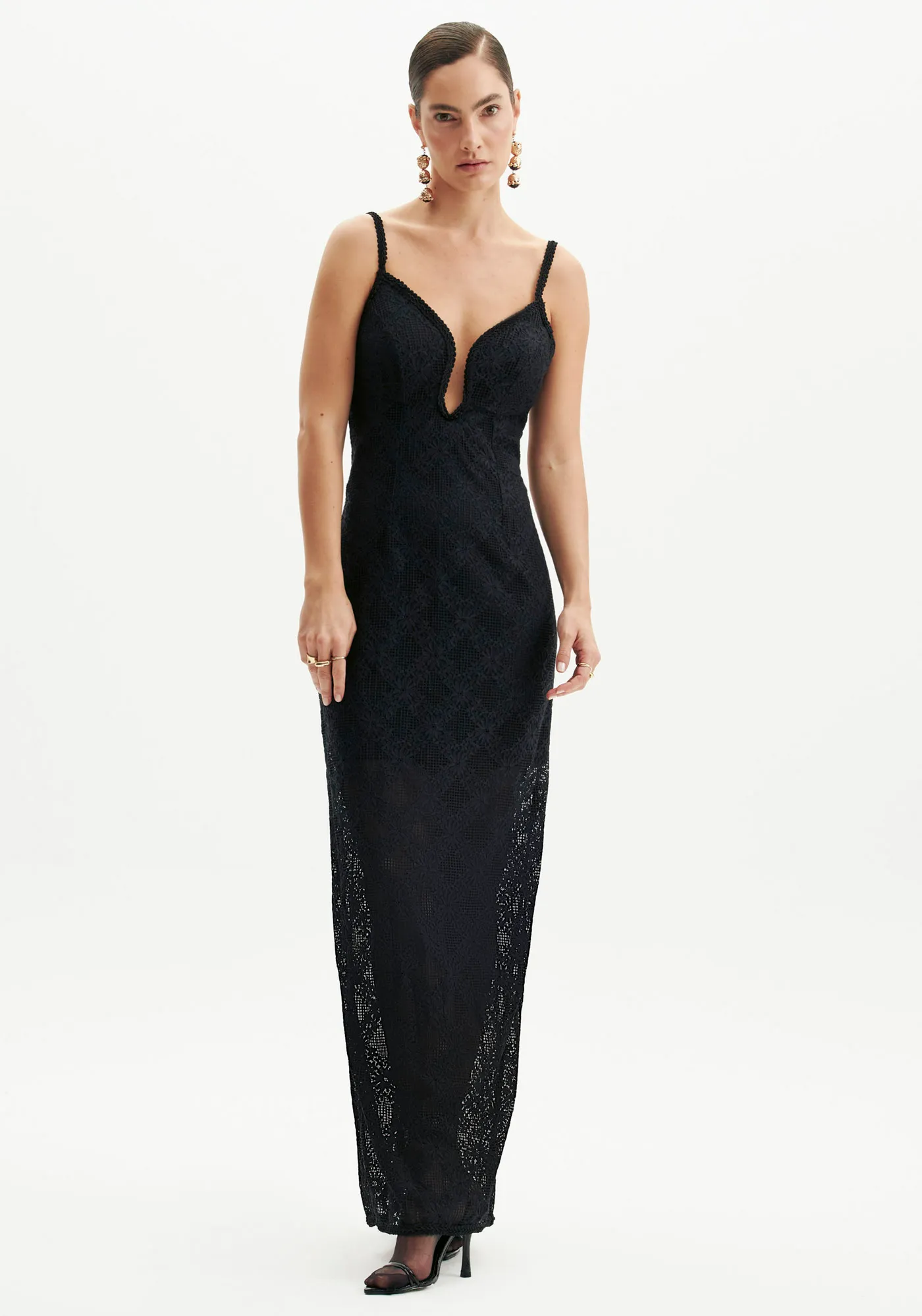 Vestido Longo De Alça
