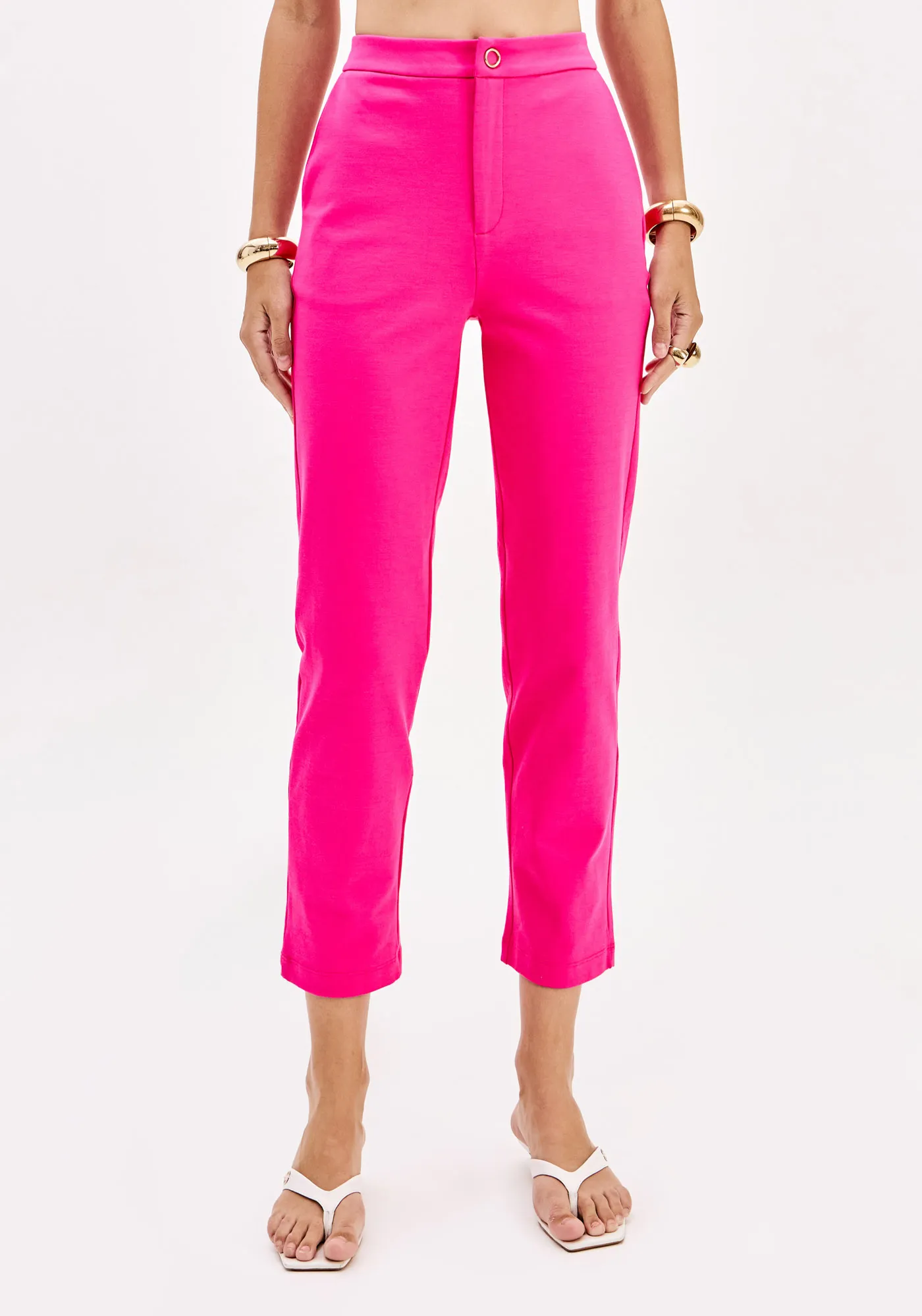 Calça Carrot Cintura Alta Ankle — foto 2