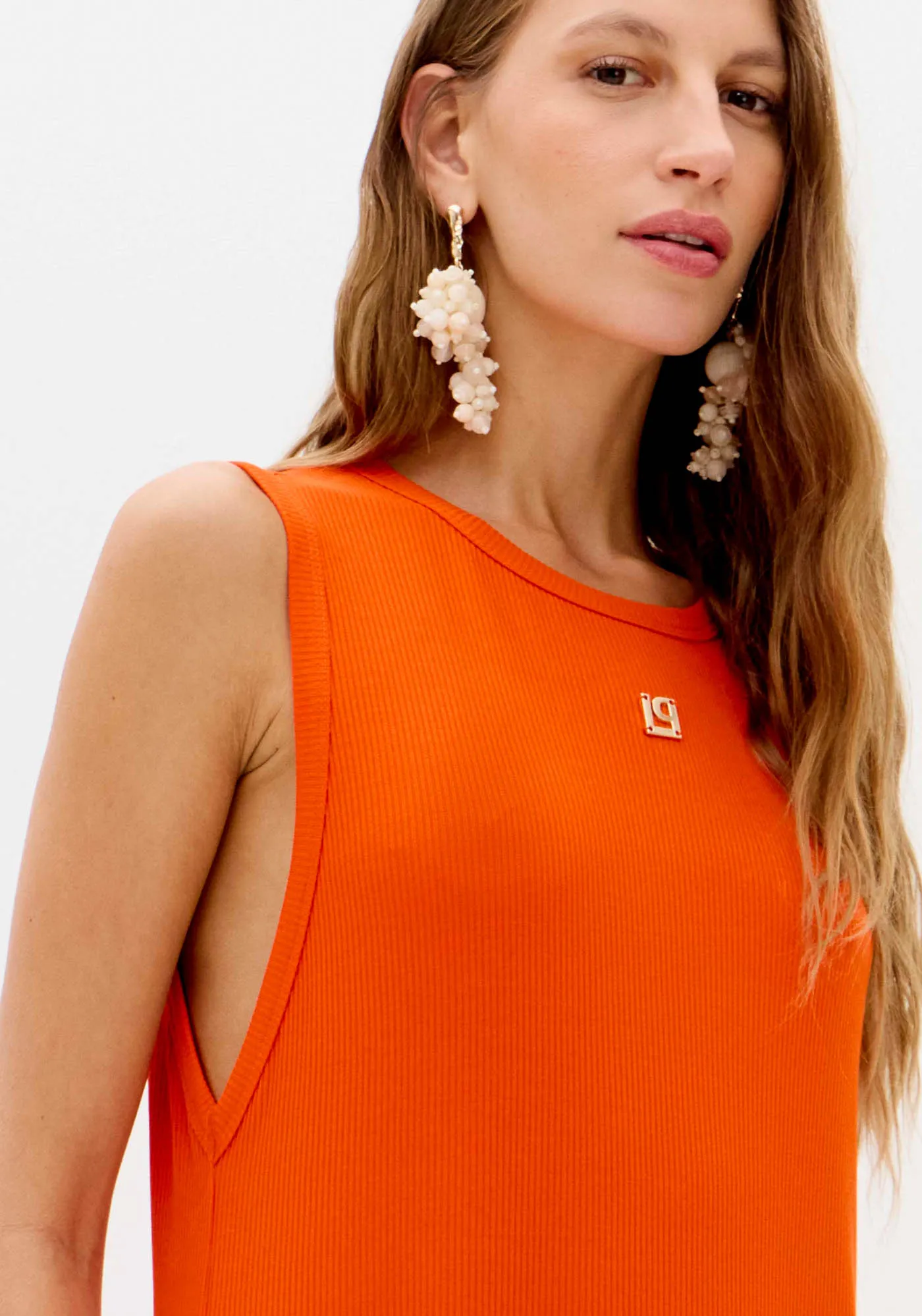 Vestido Canelado Super Midi — foto 3