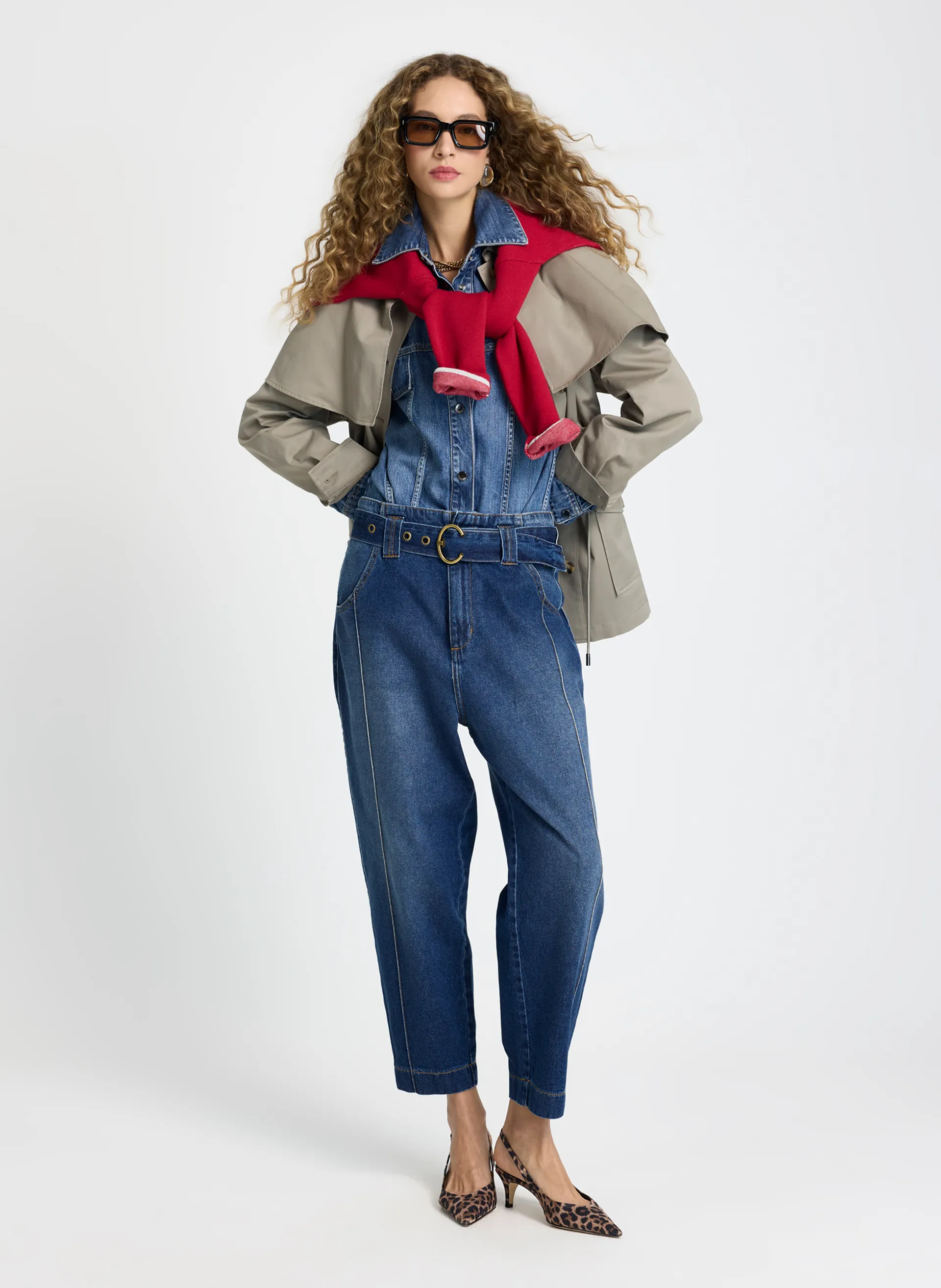 Calça Le Lis Talita Cenoura Jeans Feminina
