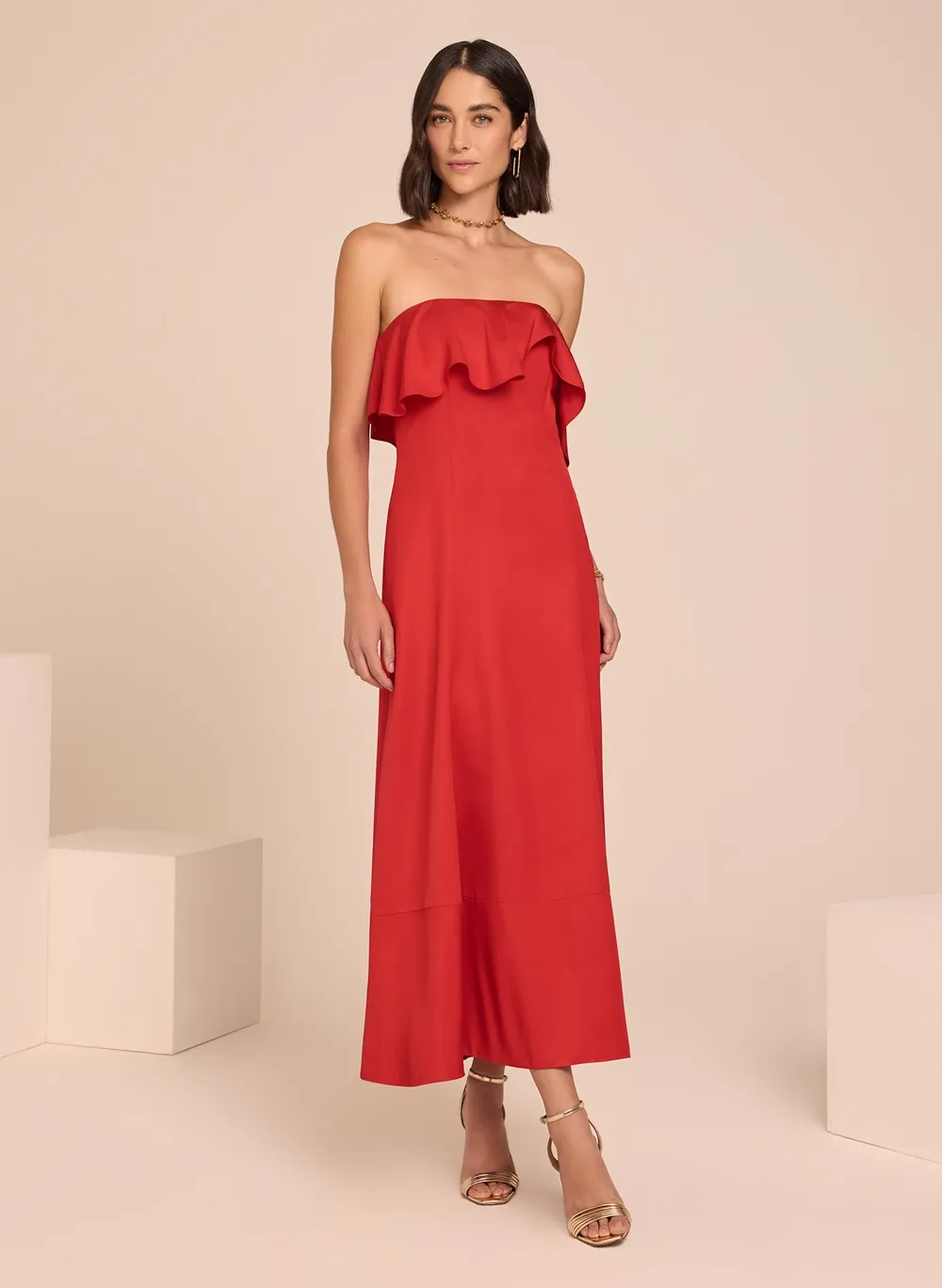 Vestido Le Lis Heloisa Midi Feminino — foto 2