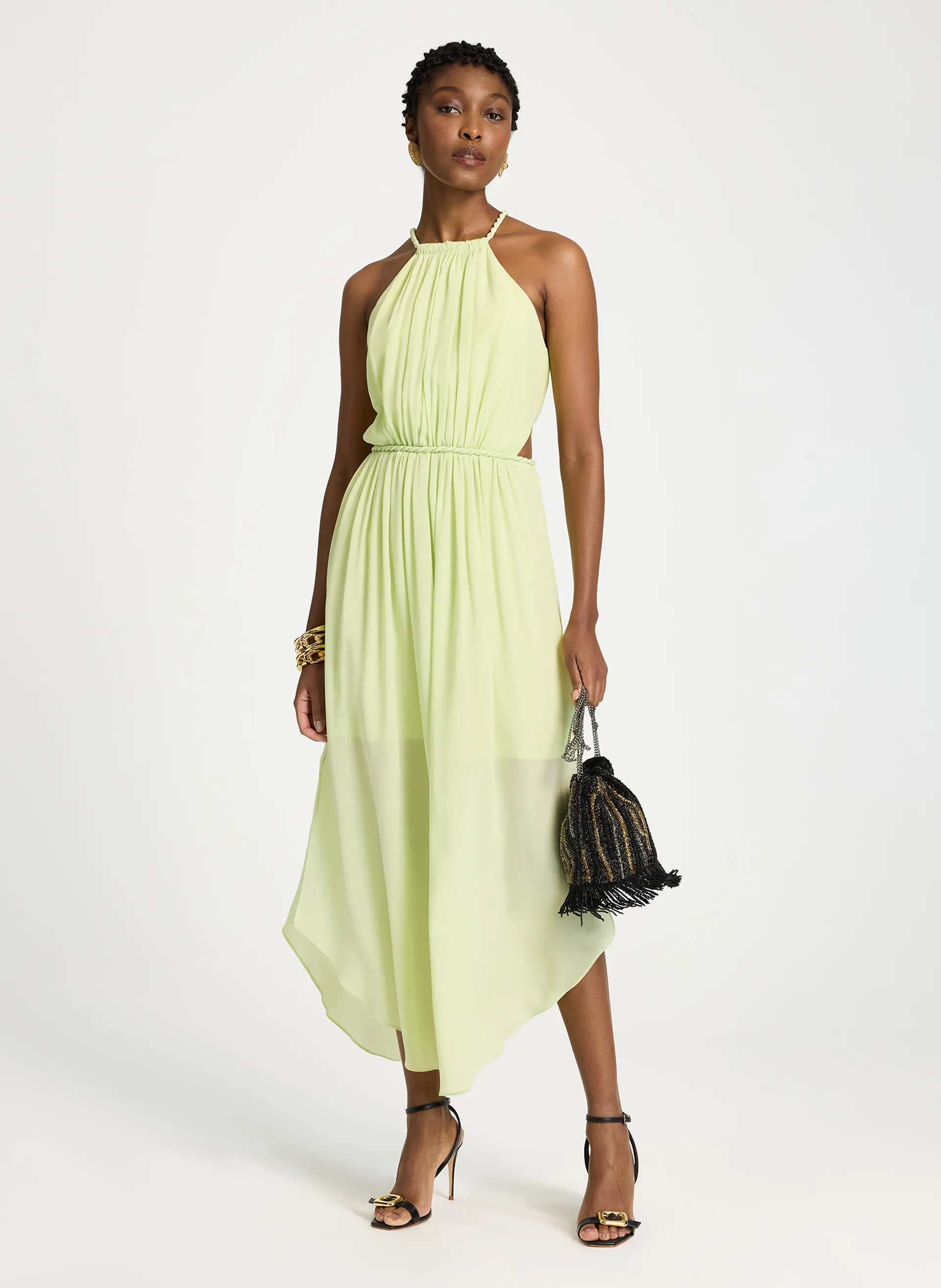 Vestido Le Lis Colette Seda Feminino — foto 2