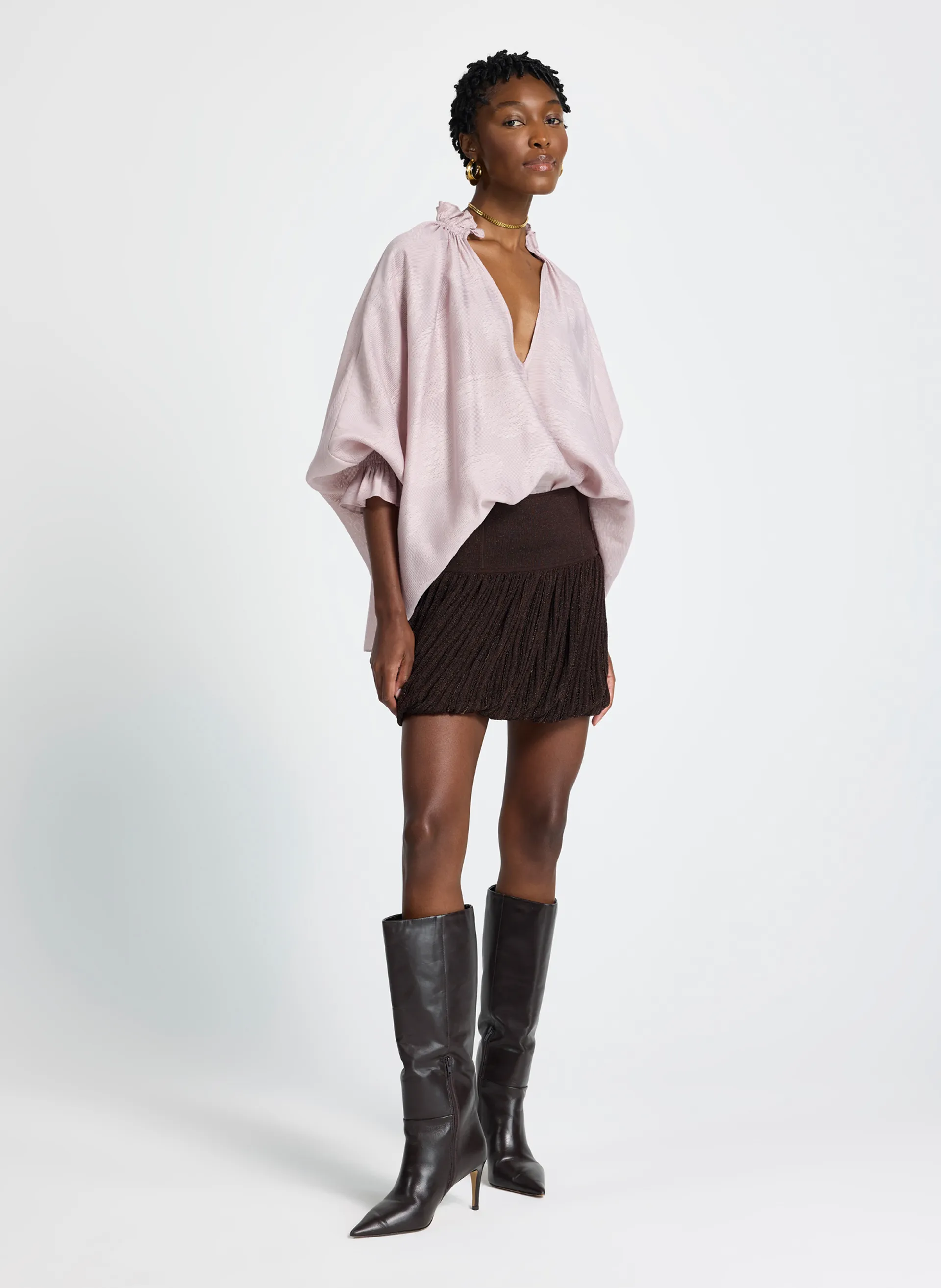 Saia Le Lis Nay Tricot Feminina