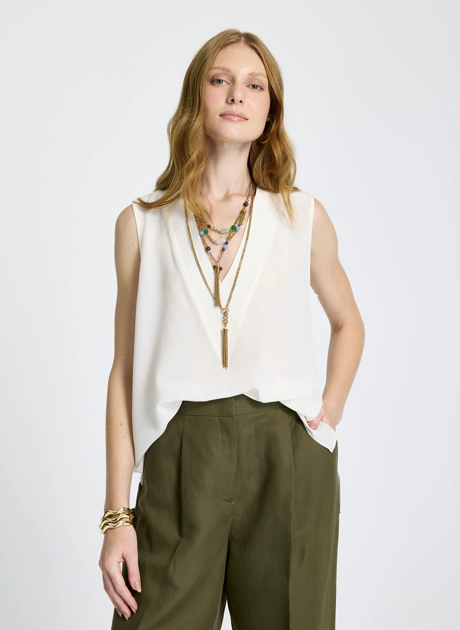 Blusa Le Lis Duda Seda Feminina — foto 2