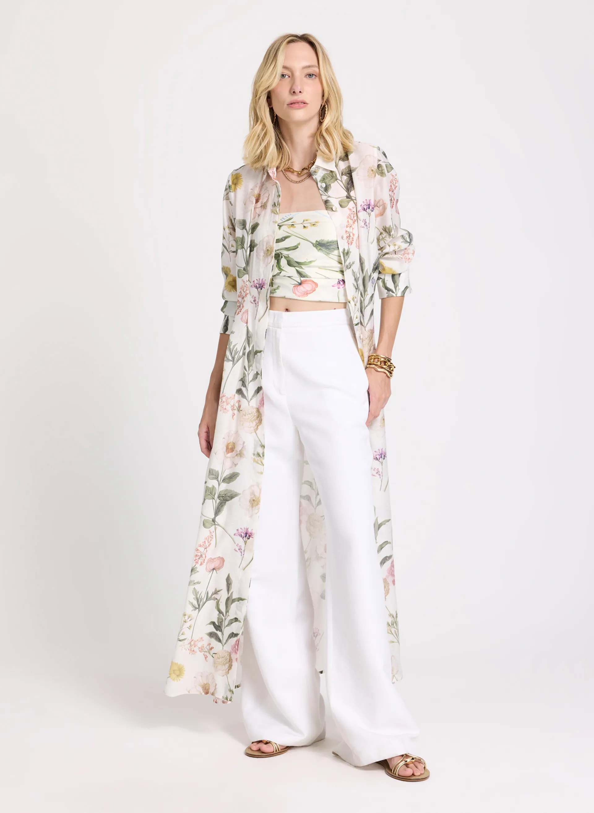 Calça Le Lis Ampla Adriana Feminina — foto 2