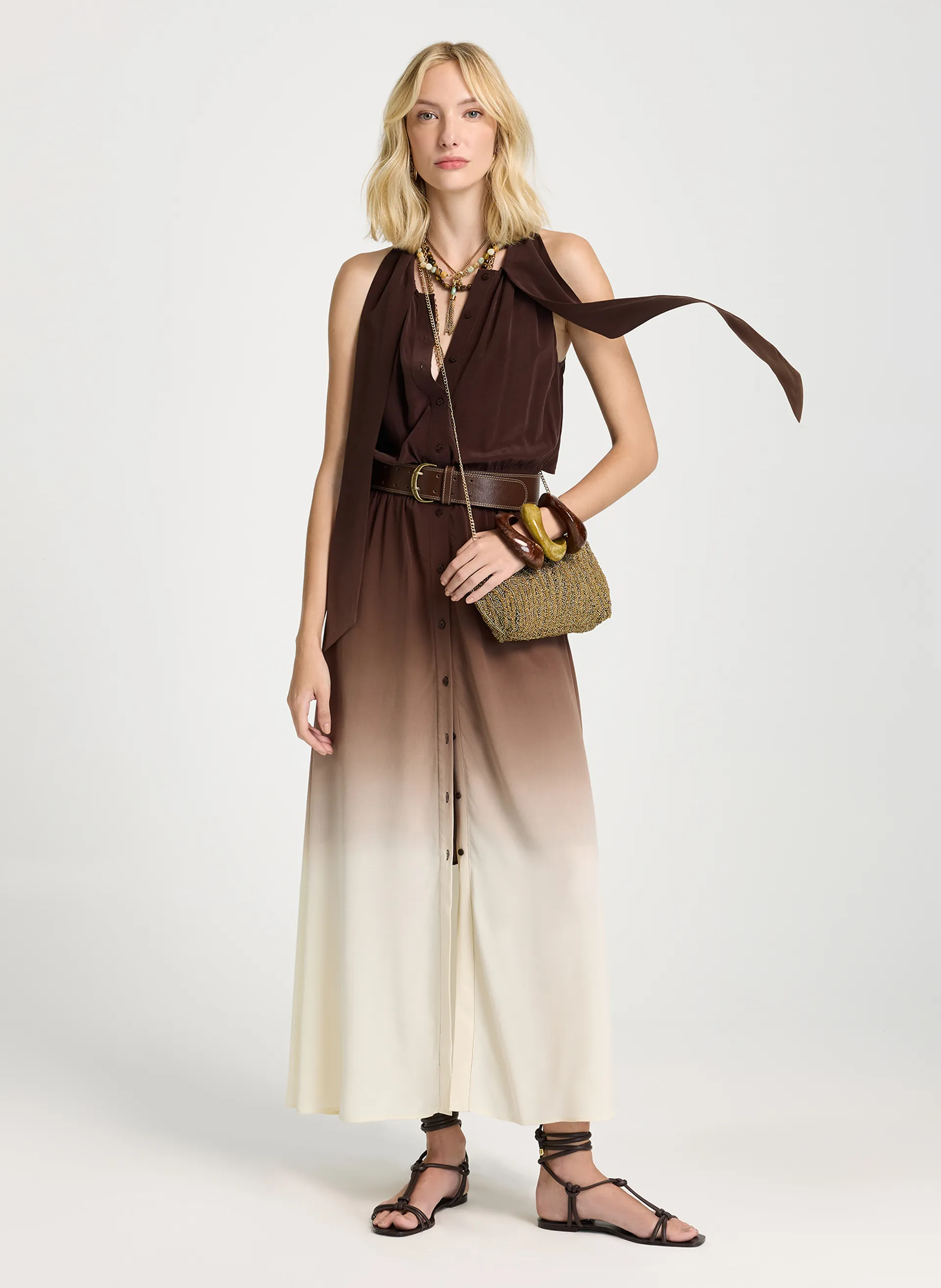 Vestido Le Lis Cecília Seda Feminino