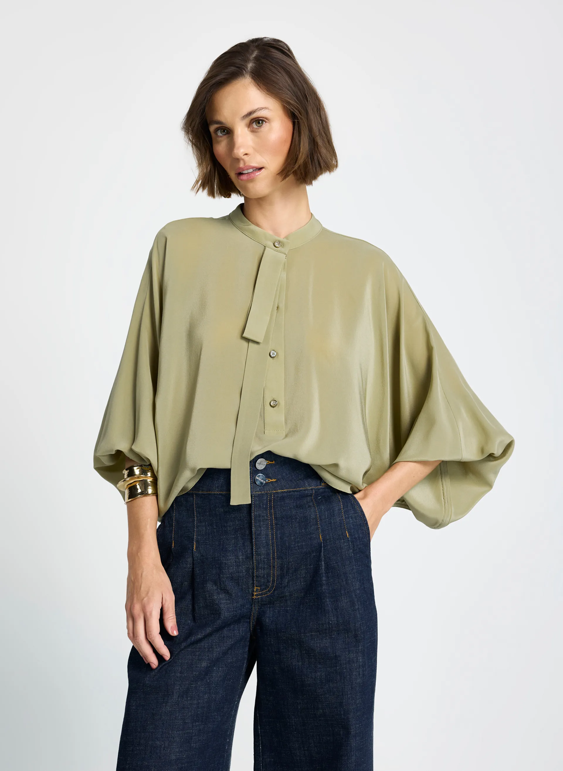 Blusa Le Lis Loretta Seda Feminina
