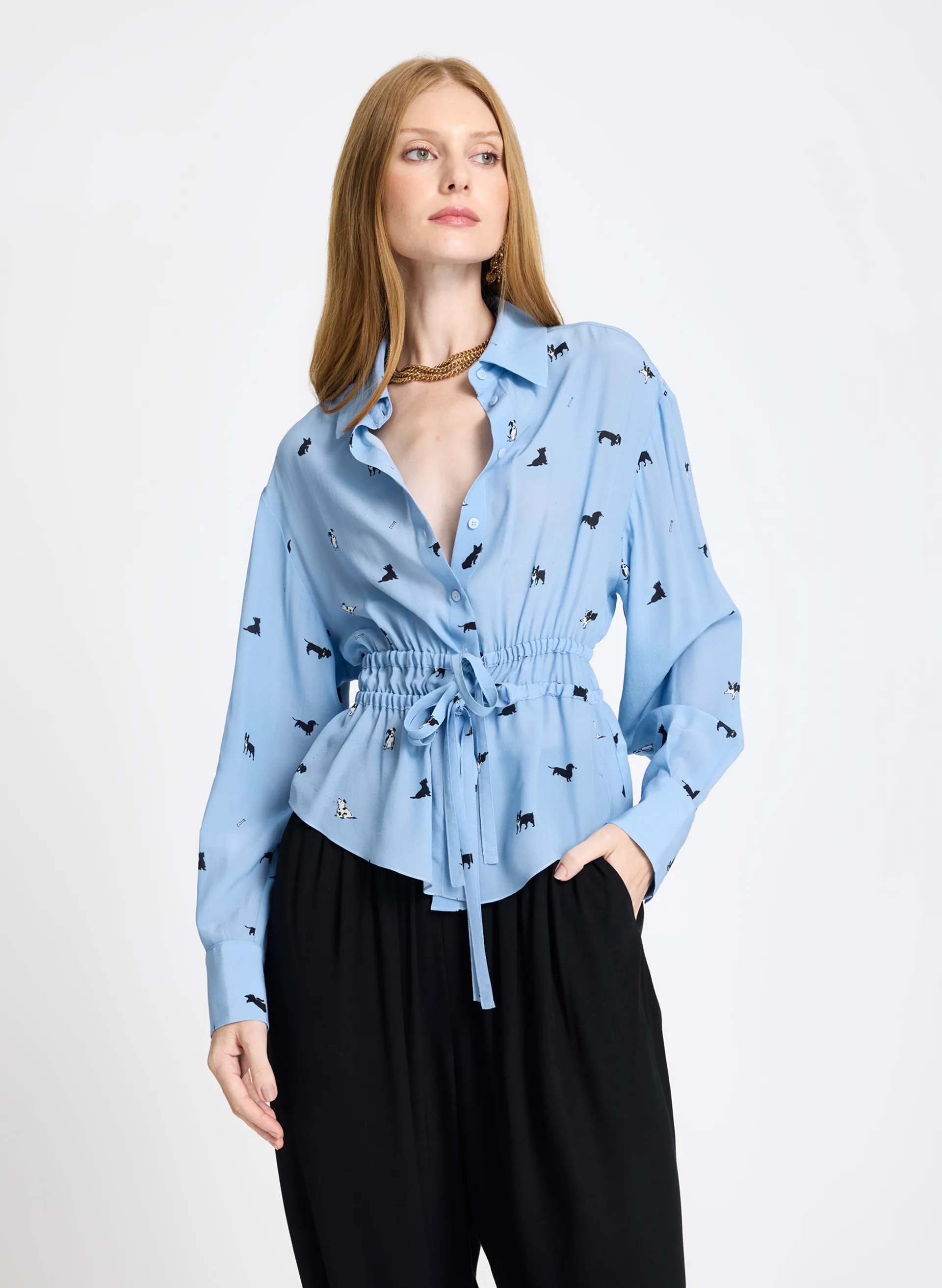 Camisa Le Lis Lily Seda Feminina — foto 2