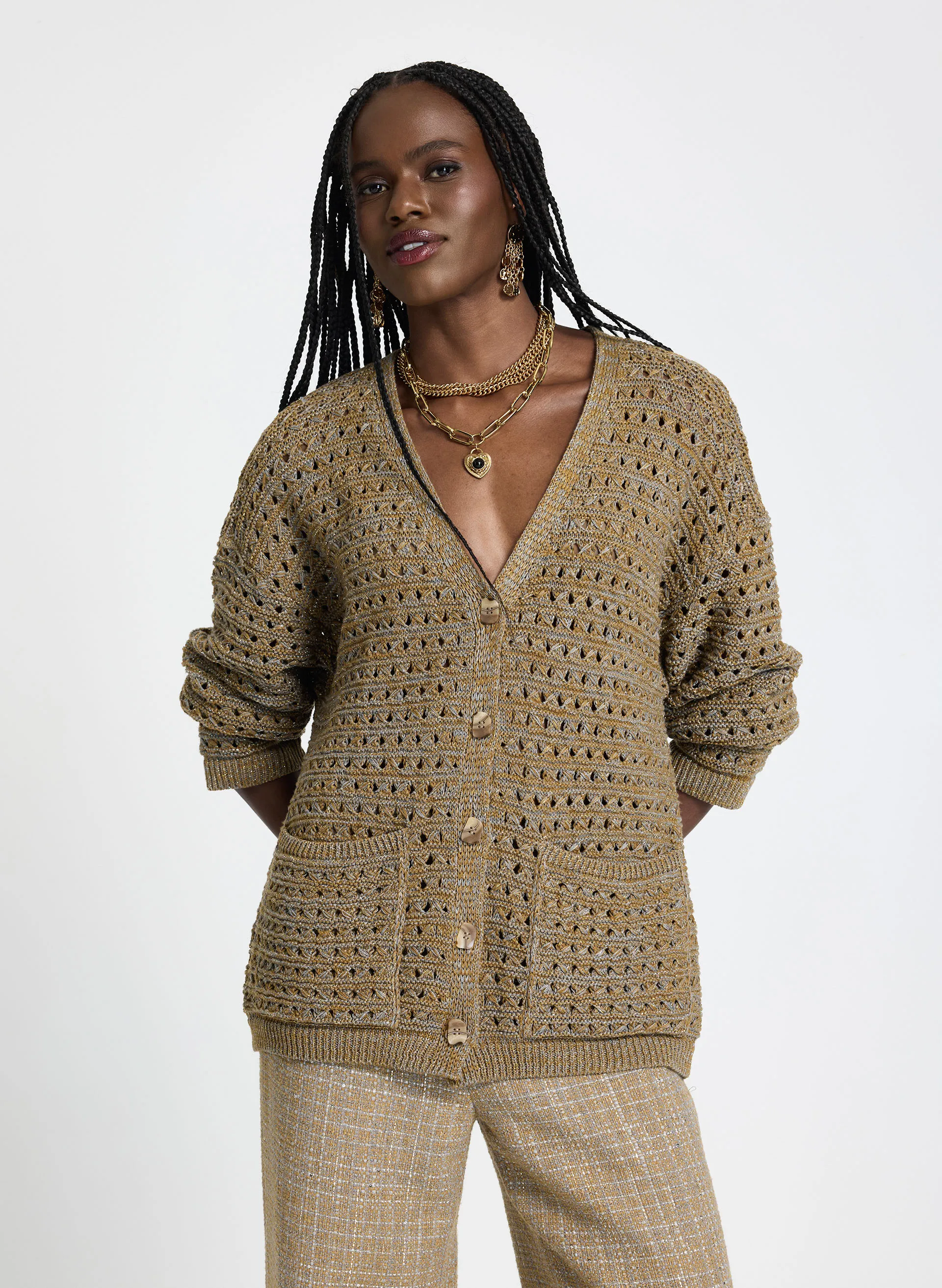Casaco Le Lis Nelia Tricot Feminino — foto 2