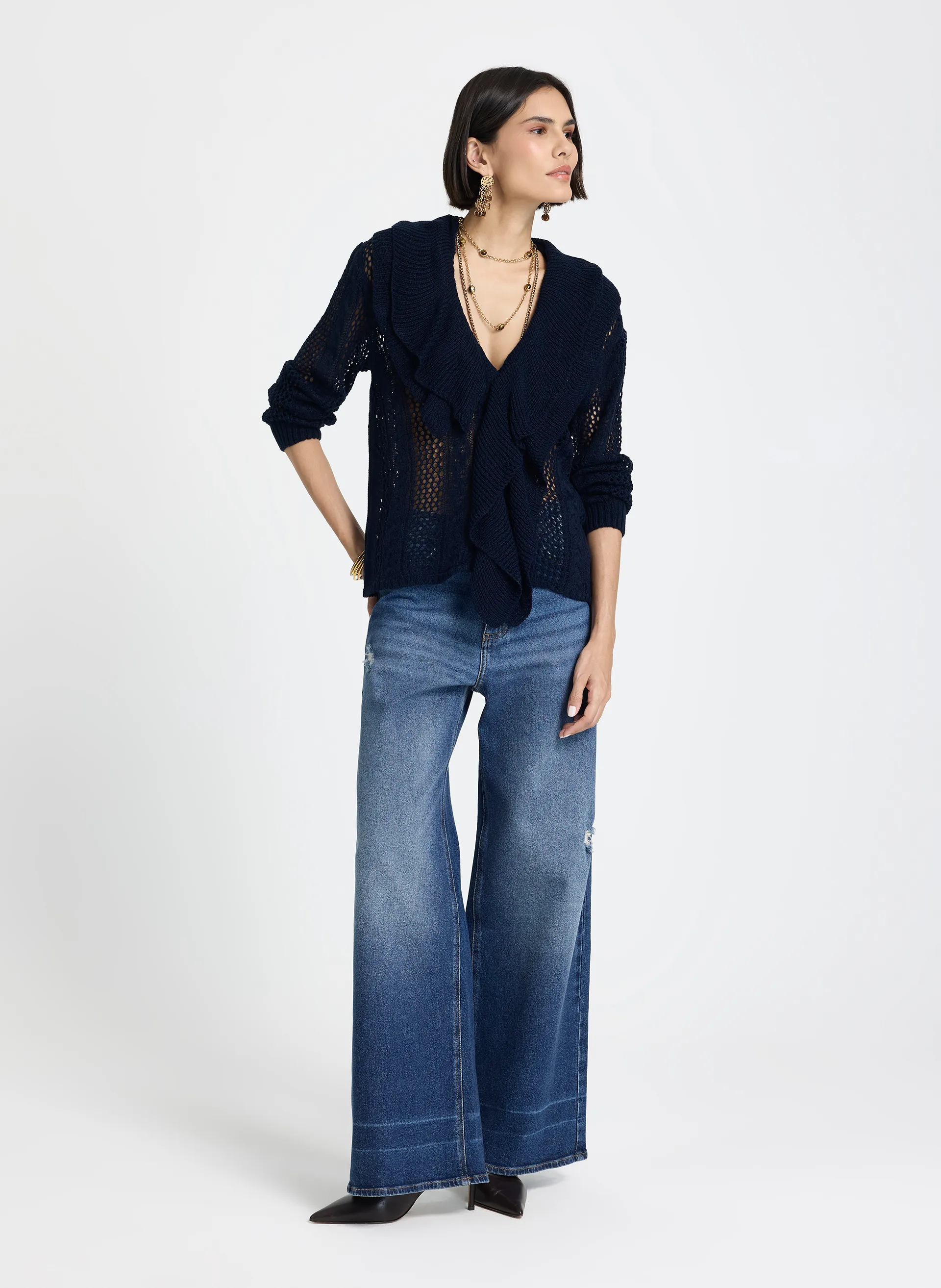 Calça Le Lis Poti Pantalona Jeans Feminina